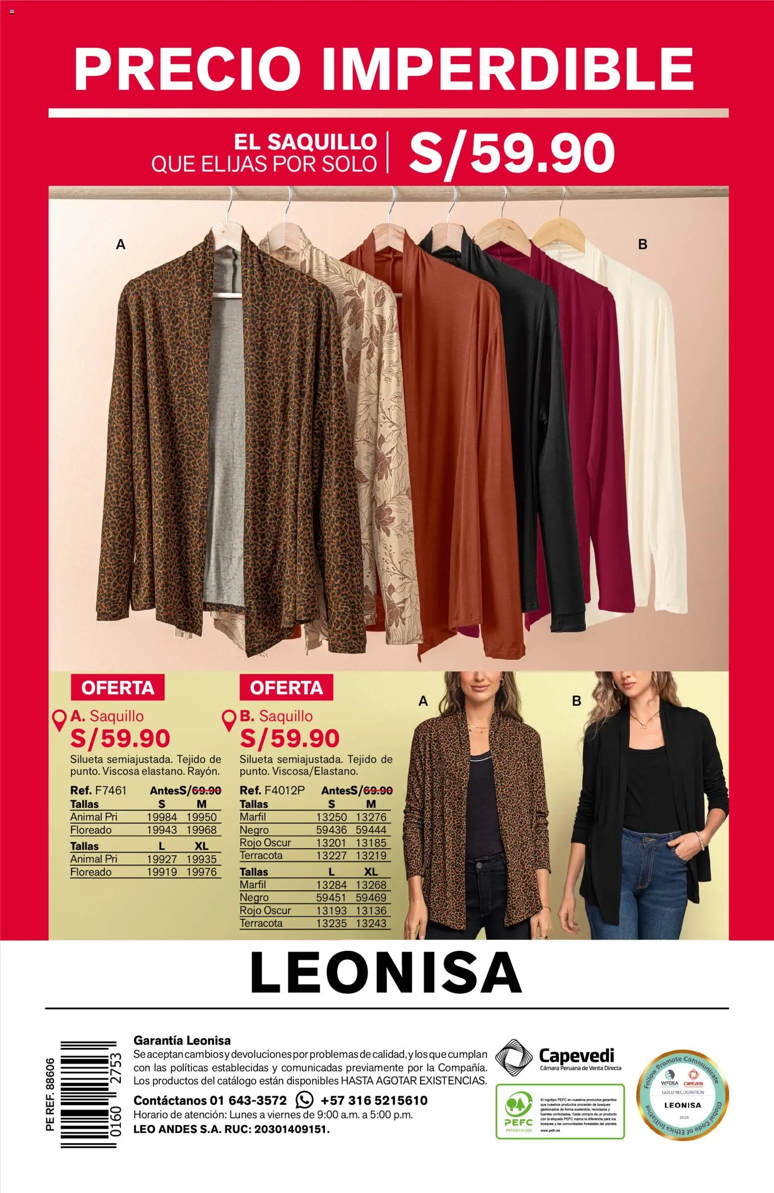 Catálogo Leonisa válido desde 04/08/2026 | Página: 140 | Productos: Cámara