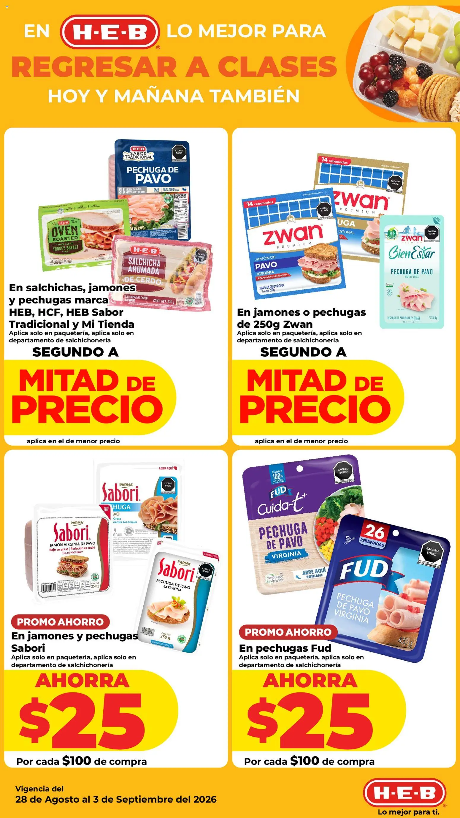 Nuevas ofertas de H-E-B válidas en toda la República Mexicana desde el 28/08/2026. ¡Encuentra las mejores ofertas en H-E-B folleto! | Página: 6