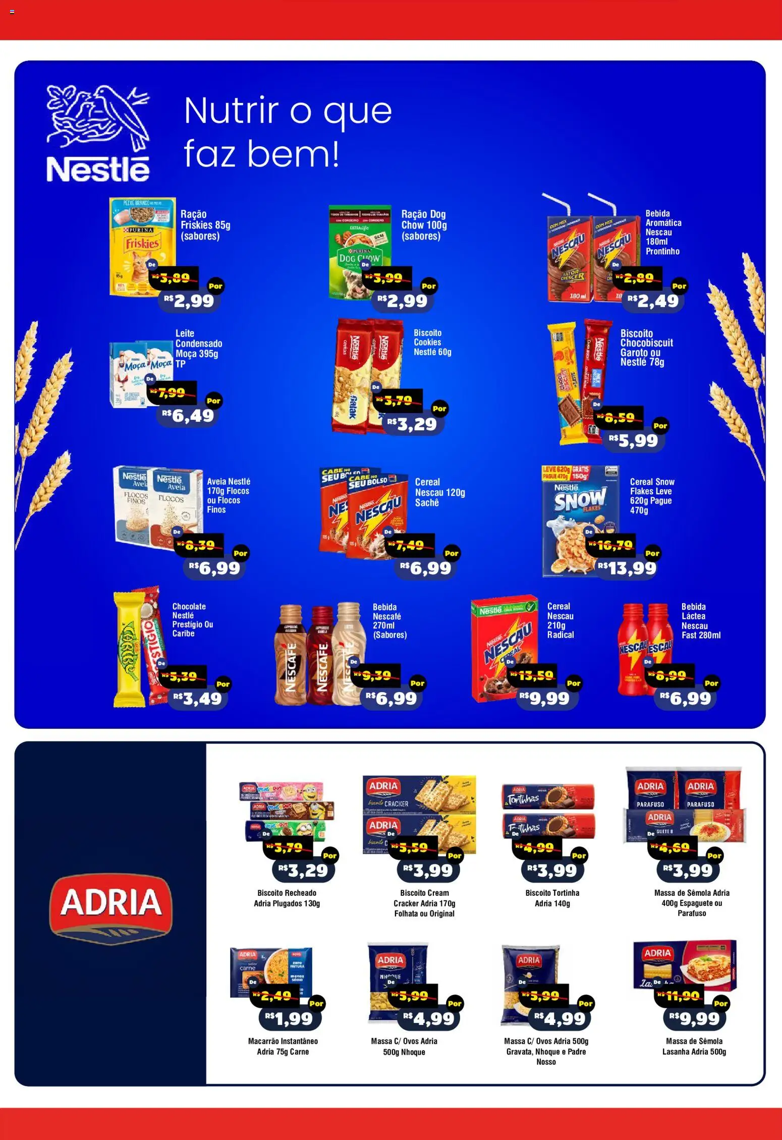 Royal Supermercados Folheto - válido de 10/08/2026 | Página: 7 | Produtos: Biscoito, Nescau, Macarrão, Biscoito recheado