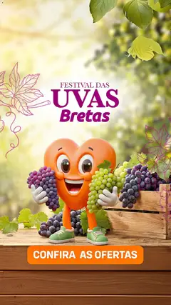 Bretas ofertas Uvas - Pré-Visualização do folheto da loja Bretas, válido de 22/09/2026