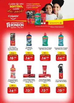 Supermercados Rondon ofertas Colgate - Pré-Visualização do folheto da loja Supermercados Rondon, válido de 01/10/2026