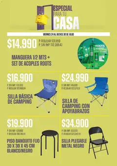 Vista previa Vea - Especial para tu casa válido desde el 24/07/2026 | Página: 6 | Productos: Banquito, Silla, Manguera