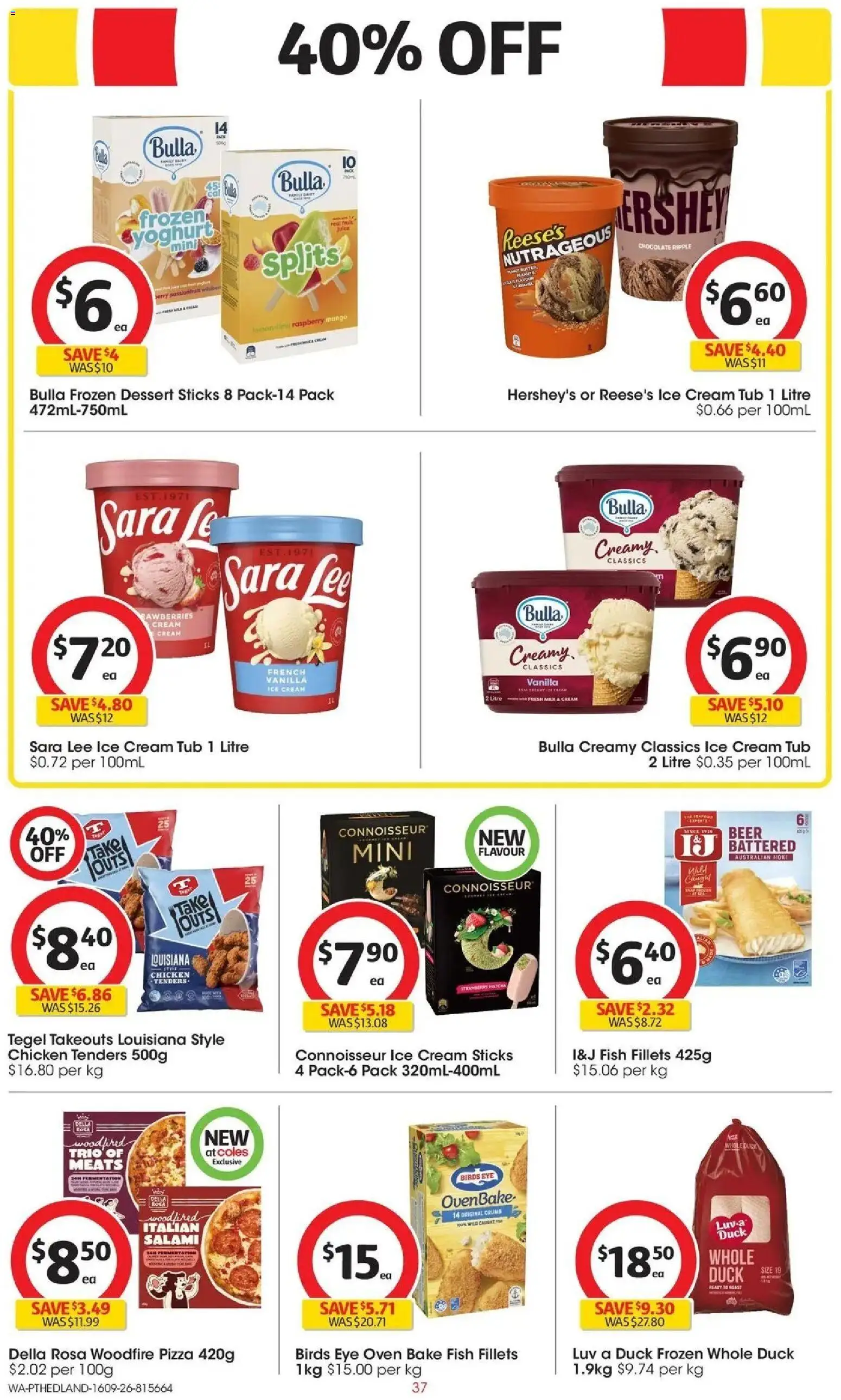 ﻿Coles catalogue valid from 16/09/2026 > Online Australia | Page: 37 | Products: Milk, Juice, Ice cream, Raspberry
