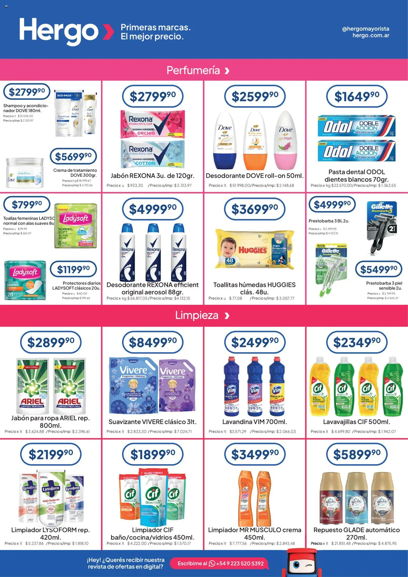 Hergo catálogo │ válido desde el 30/09/2026 | Página: 4 | Productos: Toallas, Protectores diarios, Carbón activado, Crema