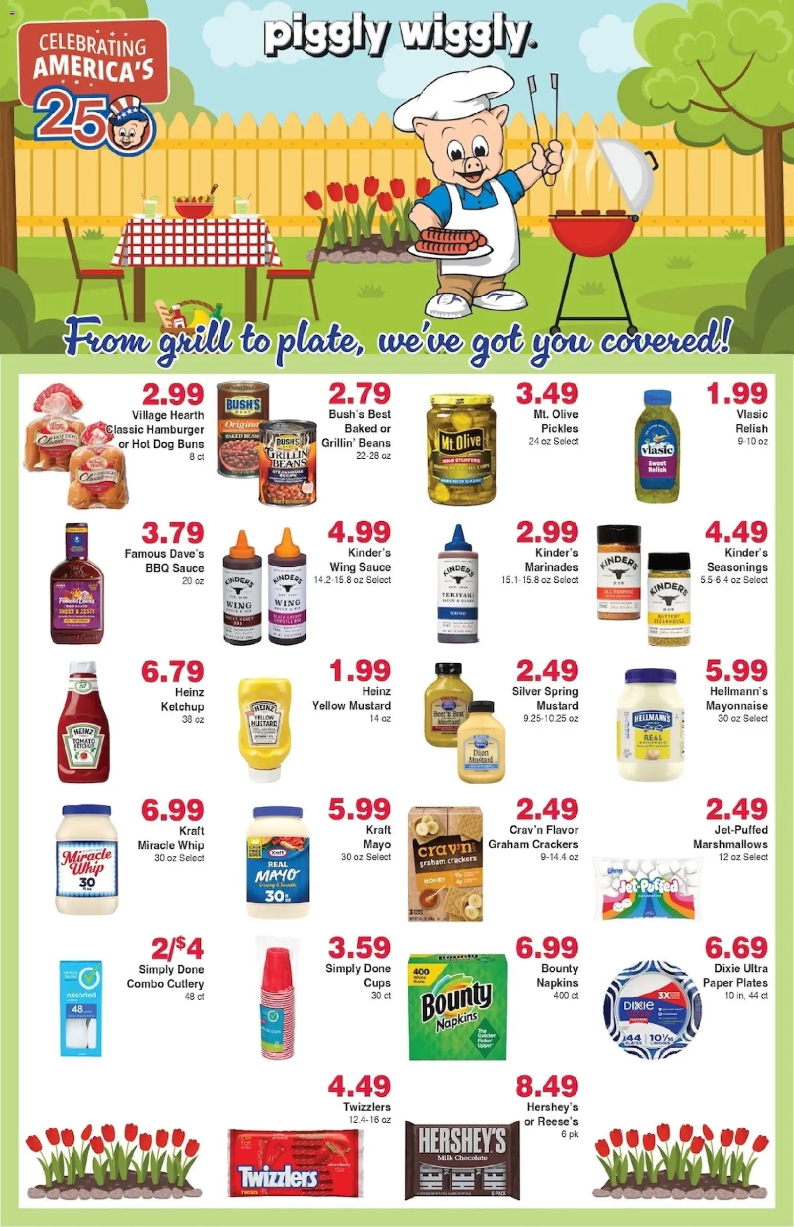 Piggly Wiggly Weekly Ad - valid from 17.06.2026 | Page: 10 | Products: Chocolate, Mayonnaise, Sauce, Grill