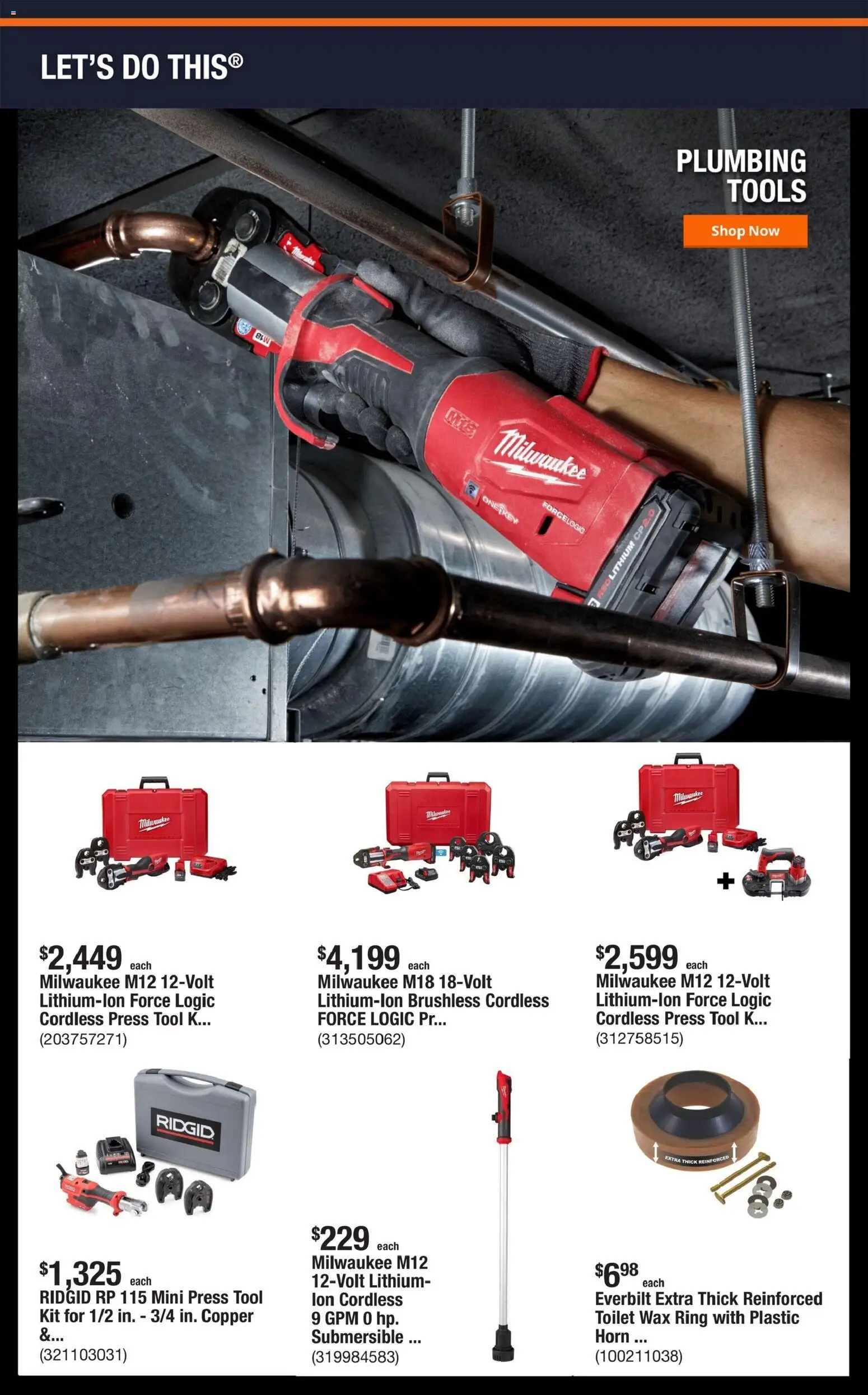 Home Depot Shop Pro Ad  - valid from 11.05.2026 | Page: 3 | Products: Press, Ring