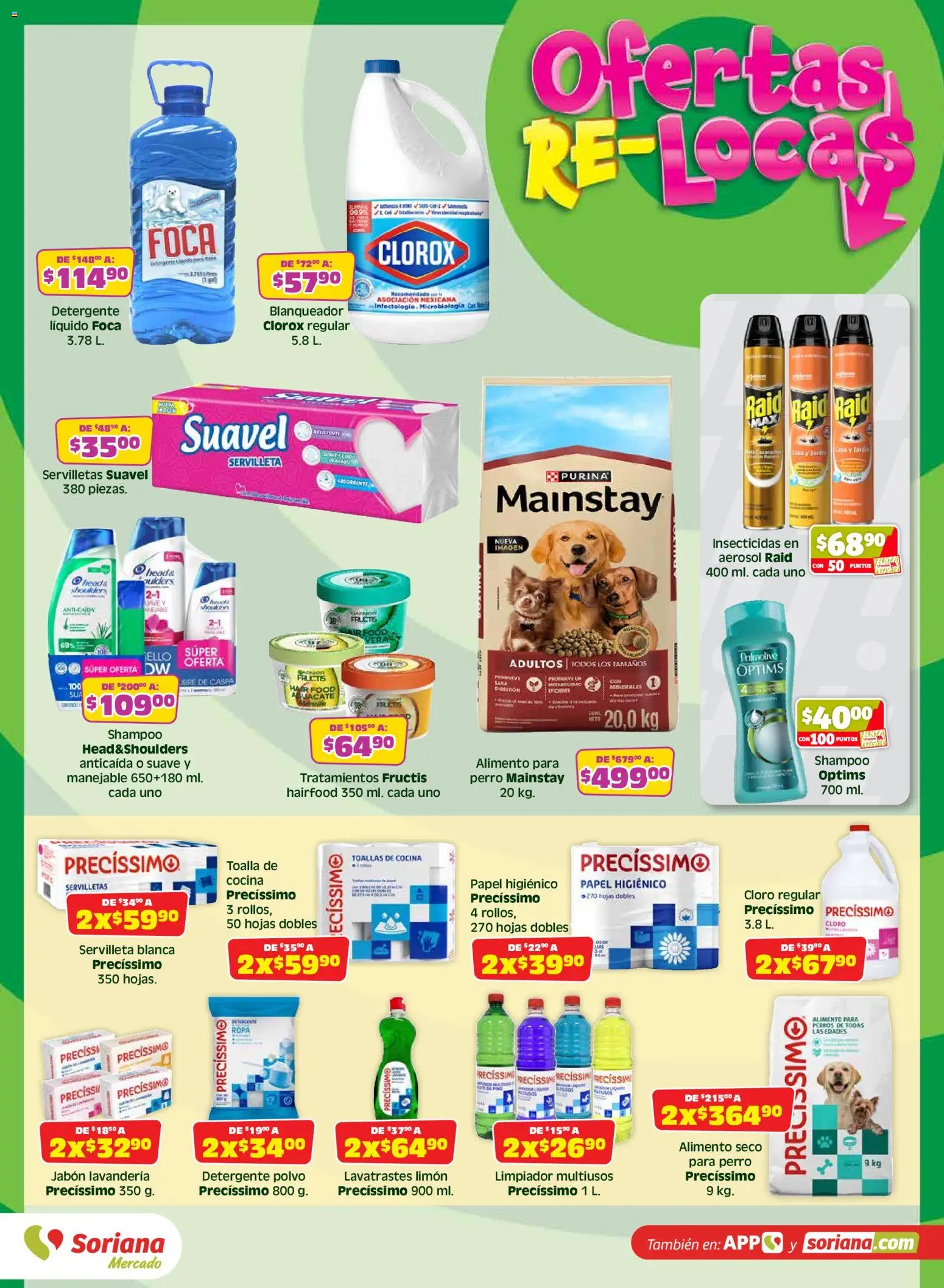 Nuevas ofertas de Soriana válidas en toda la República Mexicana desde el 12.06.2026. ¡Encuentra las mejores ofertas en Soriana Julio Regalado Mercado Nacional! | Página: 7 | Productos: Limón, Limpiador, Ropa, Jabón