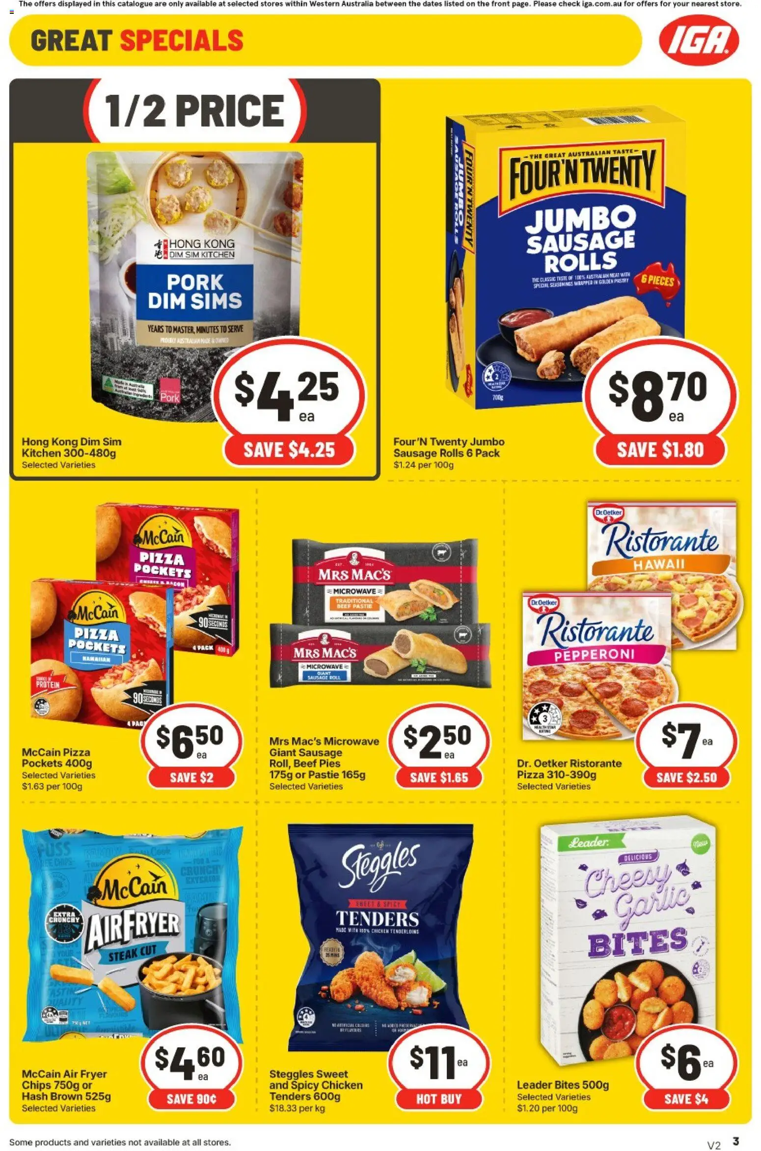 IGA catalogue - valid from 30/09/2026 | Page: 12 | Products: Pizza, Pork, Pastry, Microwave
