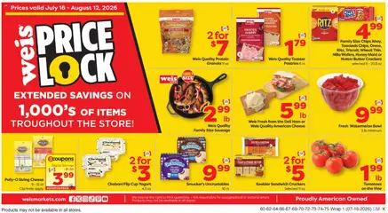 Preview of Weis weekly ads valid from 07/16/2026