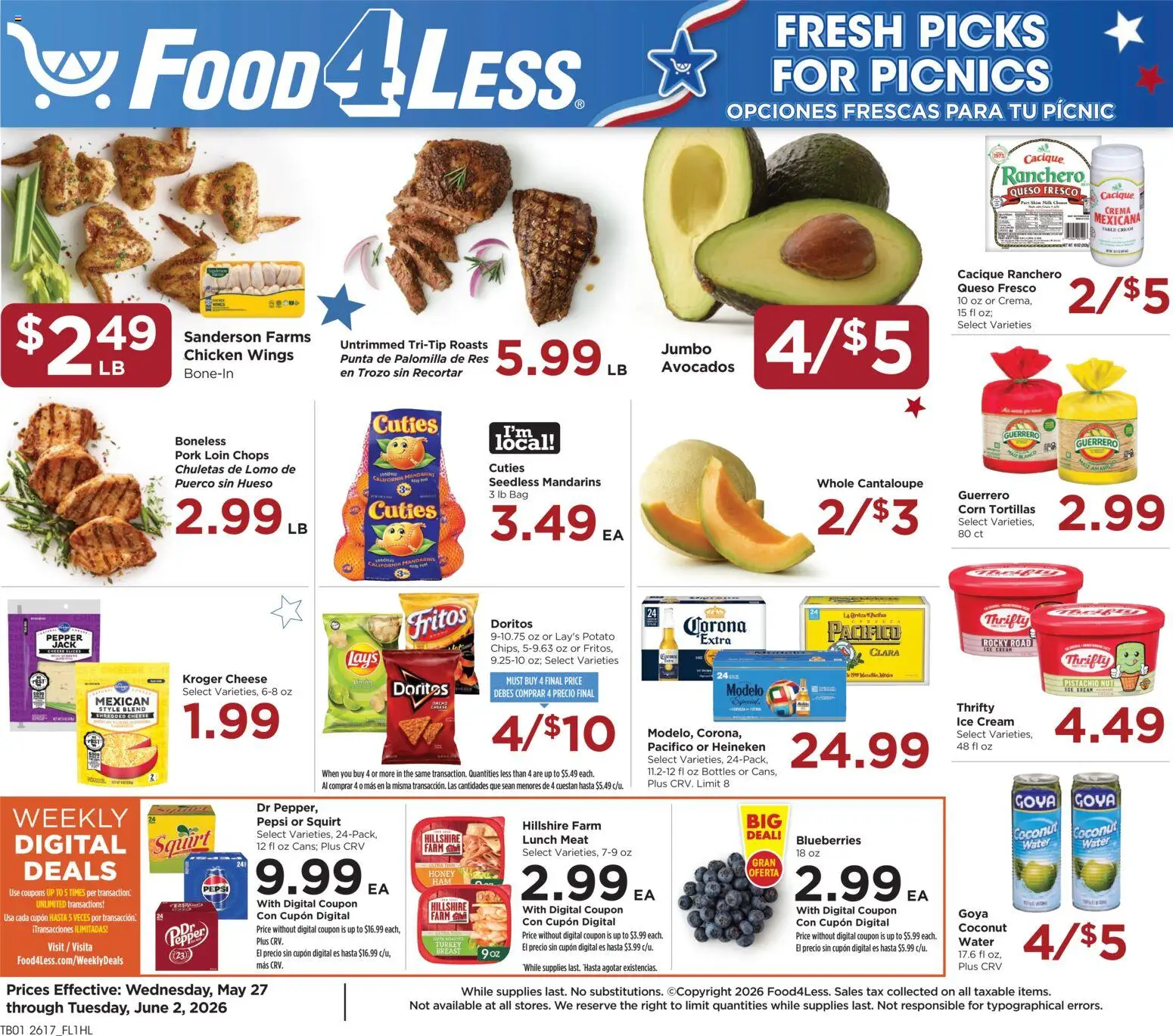 The new Food 4 Less flyer is now online. See all June offers on your mobile and save! | United States