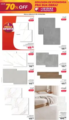 Telhanorte - Ofertas atuais - Pré-Visualização do folheto da loja Telhanorte, válido de 21.05.2026 | Página: 6 | Produtos: Porcelanato