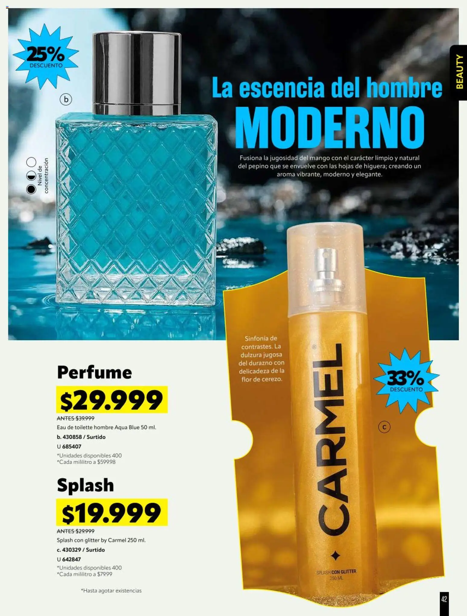 Carmel revista - valida desde el 11/08/2026 | Página: 263 | Productos: Pepino, Glitter, Eau de toilette, Durazno