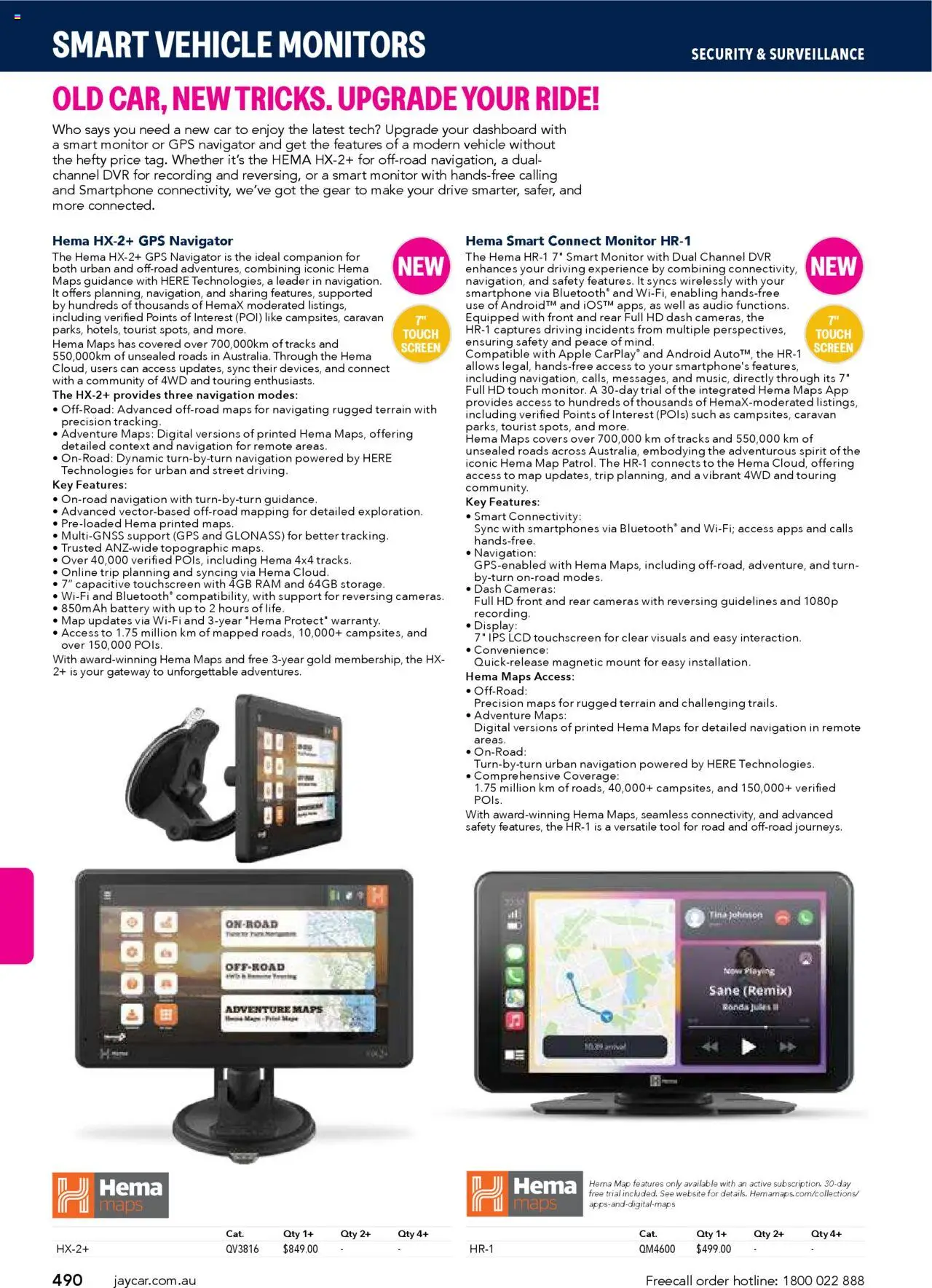 Jaycar catalogue - valid from 09/07/2025 | Page: 490 | Products: Digital, Smartphone, Audio, Navigation