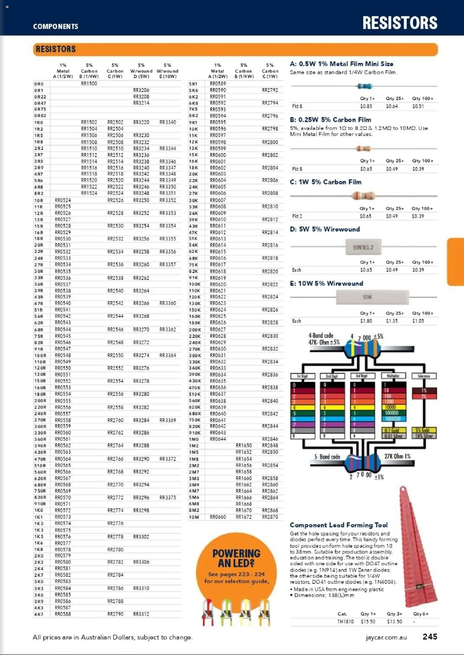 Jaycar catalogue - valid from 31/08/2026 | Page: 243 | Products: Uniform