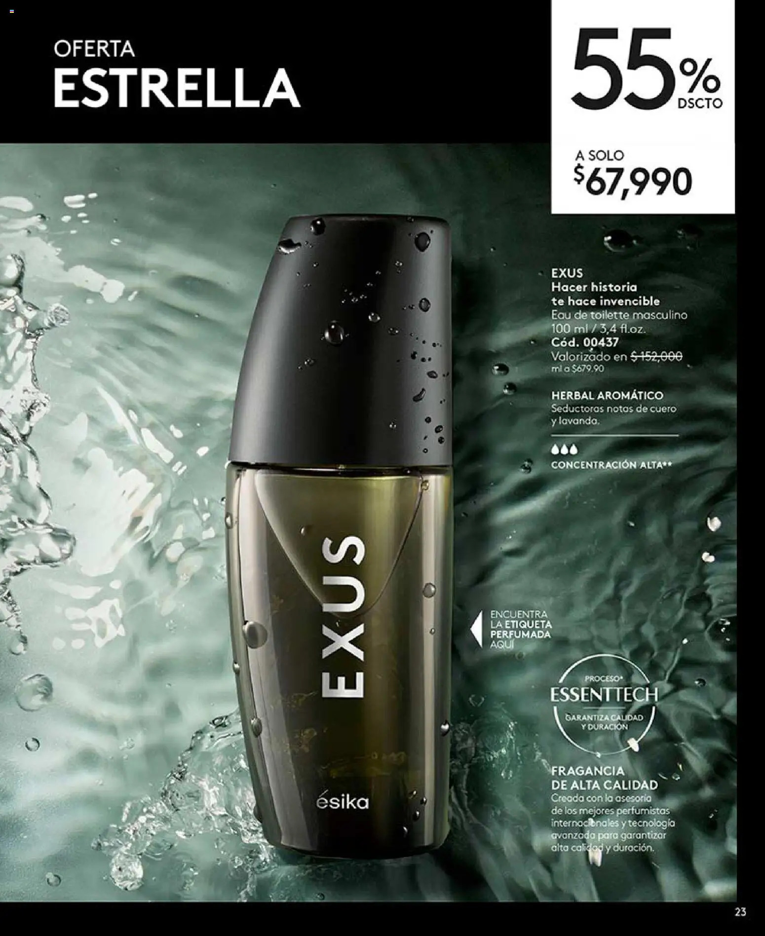 Ésika revista - valida desde el 17/07/2026 | Página: 23 | Productos: Té, Fragancia, Eau de toilette
