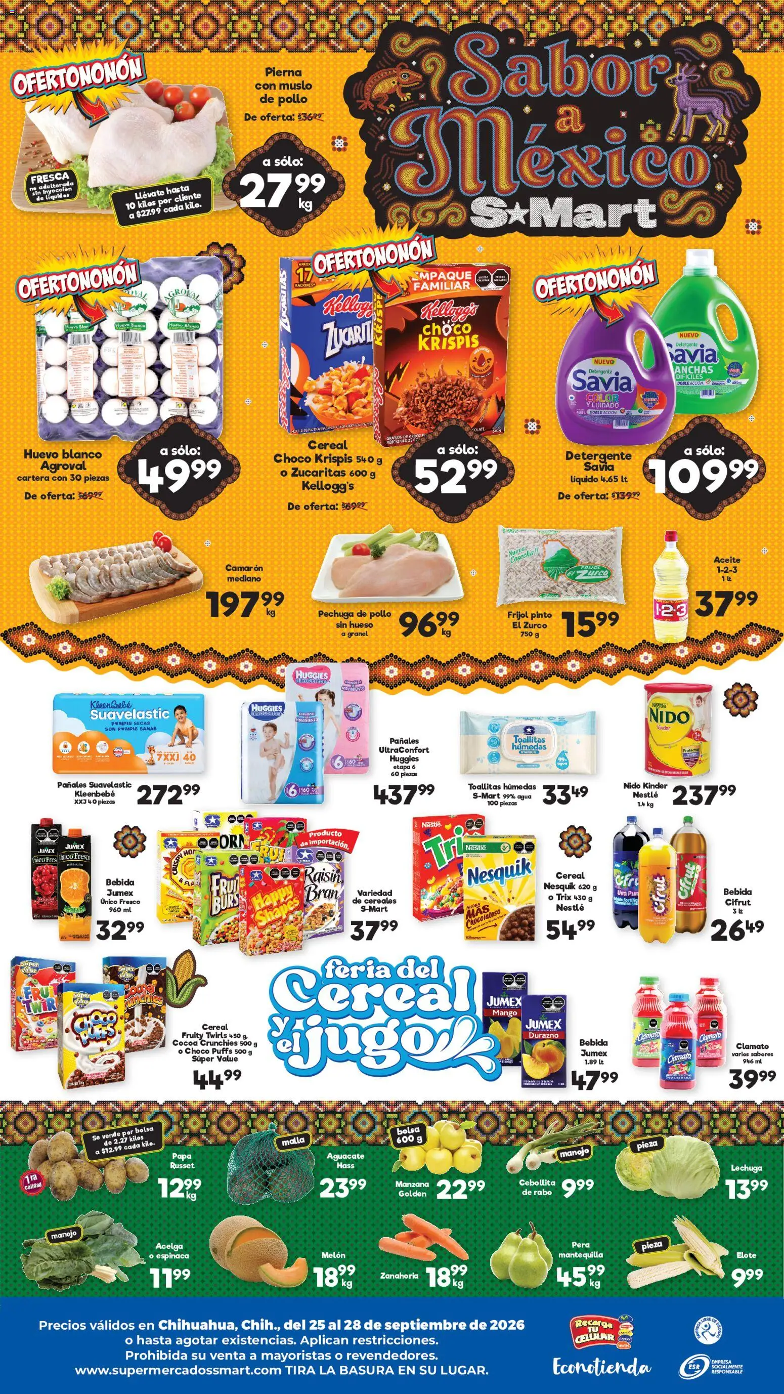 Nuevas ofertas de S-Mart válidas en toda la República Mexicana desde el 25/09/2026. ¡Encuentra las mejores ofertas en S-Mart folleto! | Página: 2