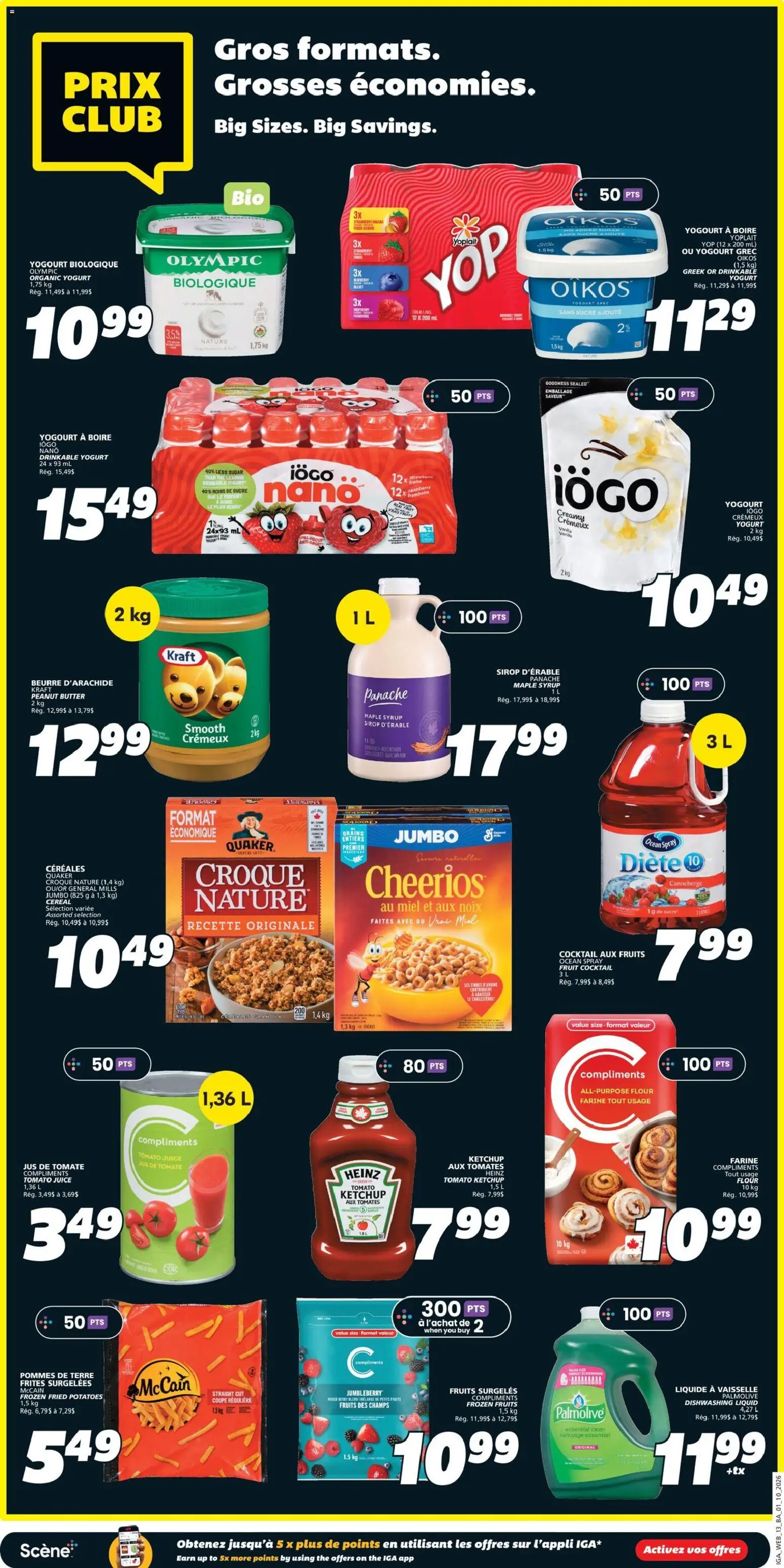 IGA flyer valid from Oct 1, 2026 | Page: 16 | Products: Fruit, Sugar, Vanilla, Butter