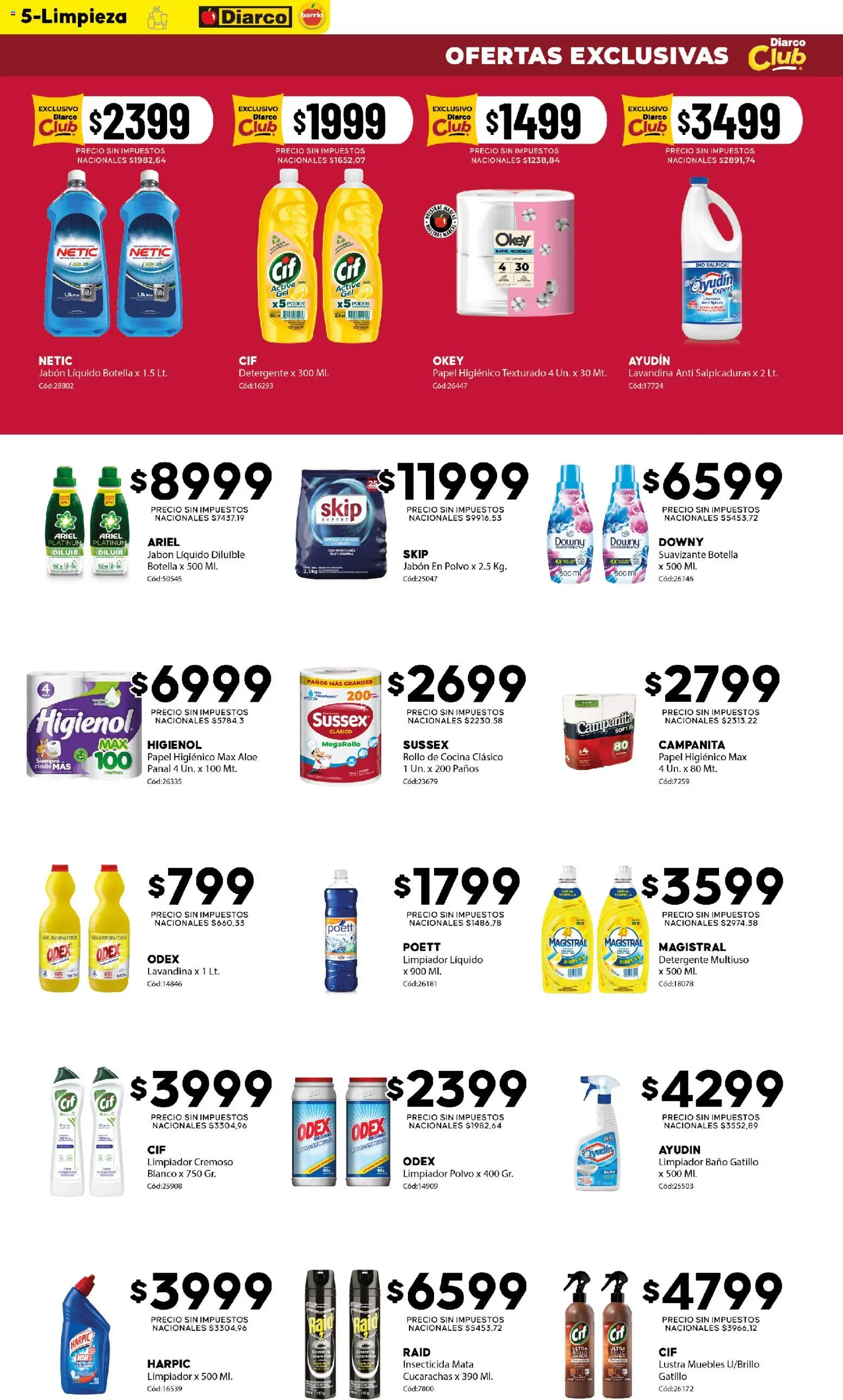 Diarco - Ofertas Diarco Barrio │ válido desde el 03/08/2026 | Página: 5
