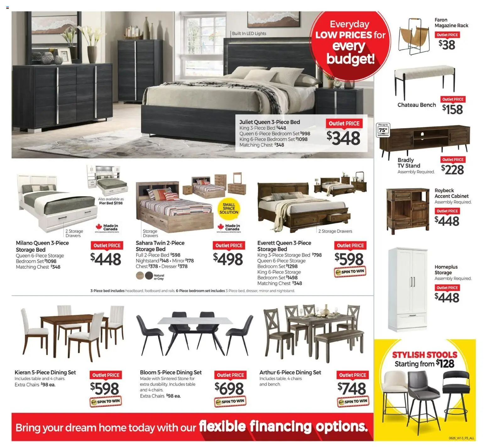 Tepperman's flyer valid from 29.05.2026 | Page: 3 | Products: Tv, Bed, Cabinet, Mirror