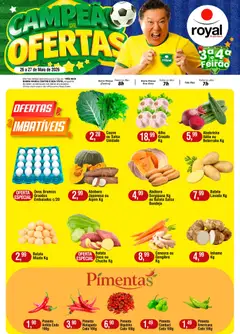 Royal Supermercados ofertas Feirão - Pré-Visualização do folheto da loja Royal Supermercados, válido de 26.05.2026