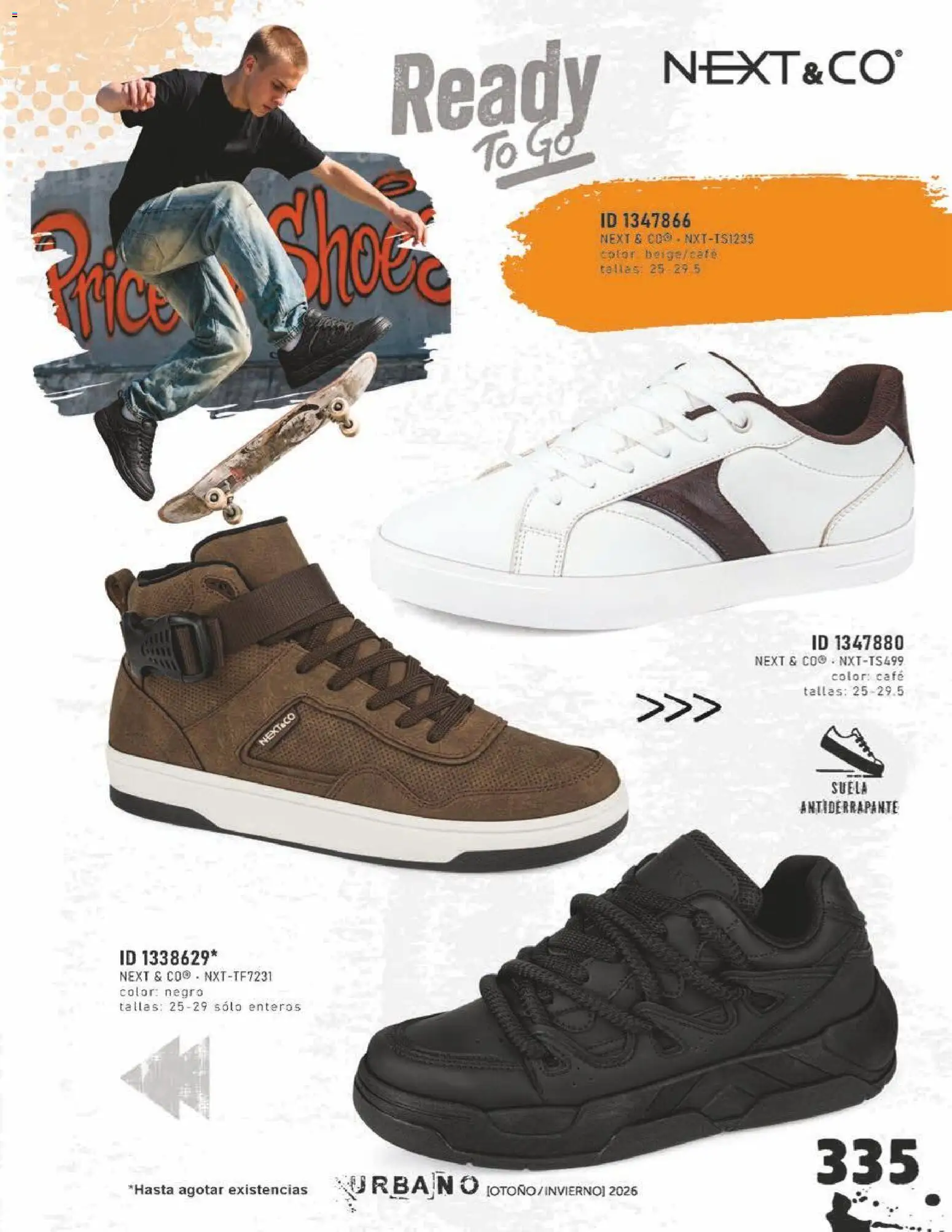 Nuevas ofertas de Price Shoes válidas en toda la República Mexicana desde el 31/07/2026. ¡Encuentra las mejores ofertas en Price Shoes catálogo Urbano! | Página: 335 | Productos: Café