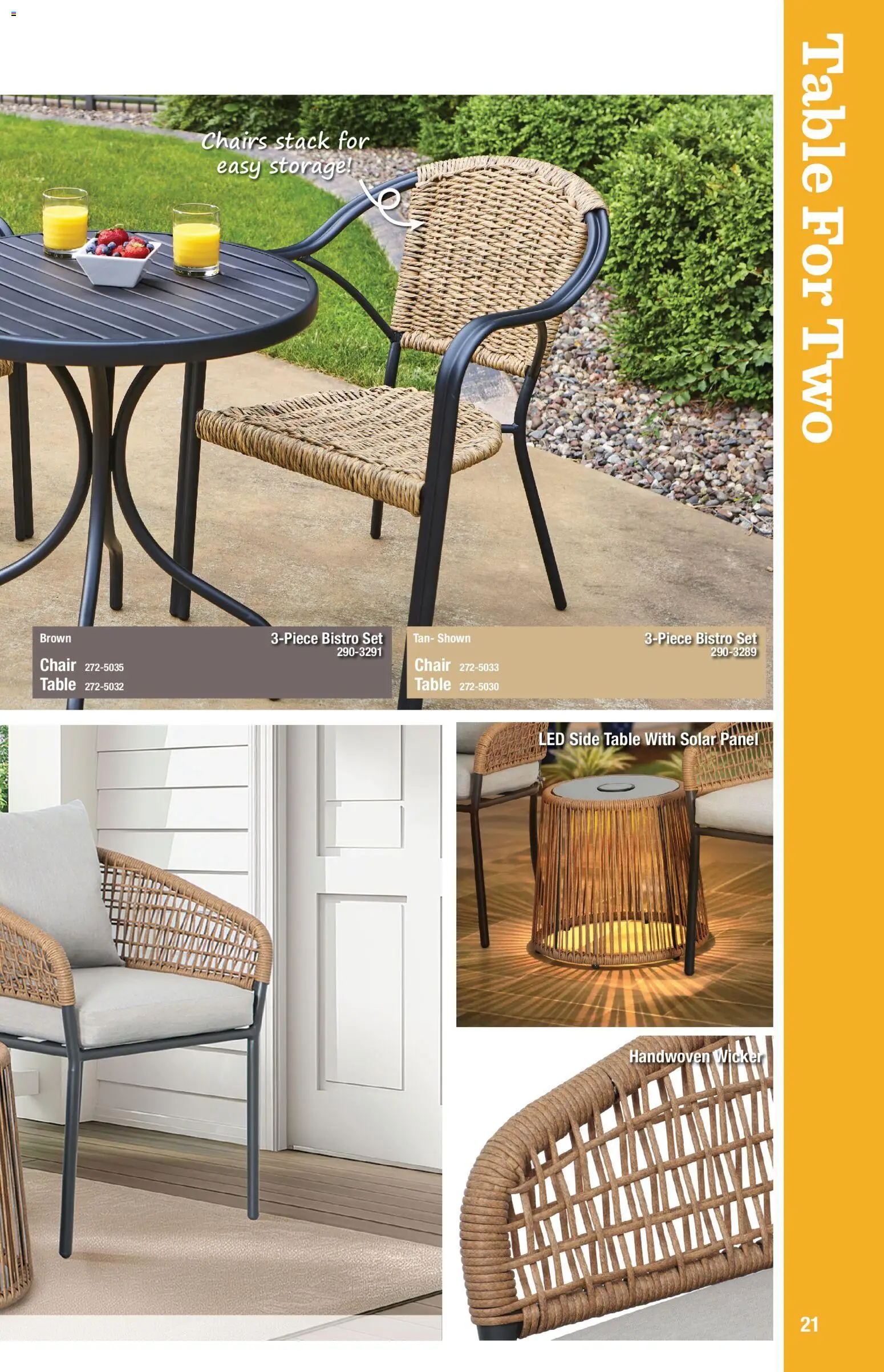 Menards Outdoor Living Catalogue - valid from 02/04/2026 | Page: 21 | Products: Table, Chair