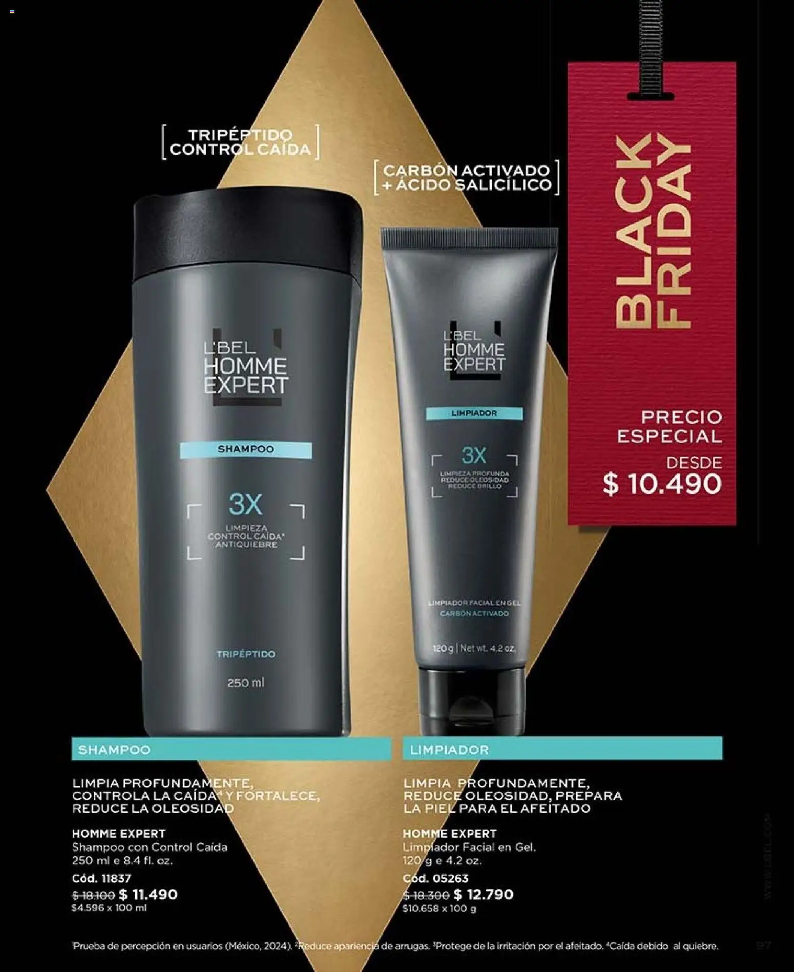 Catálogo L'Bel Campaña 16 │ válido desde el 28.09.2026 | Página: 97 | Productos: Brillo, Limpiador, Limpiador facial, Carbón activado