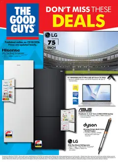 Preview of The Good Guys catalogue - valid from 29/10/2026