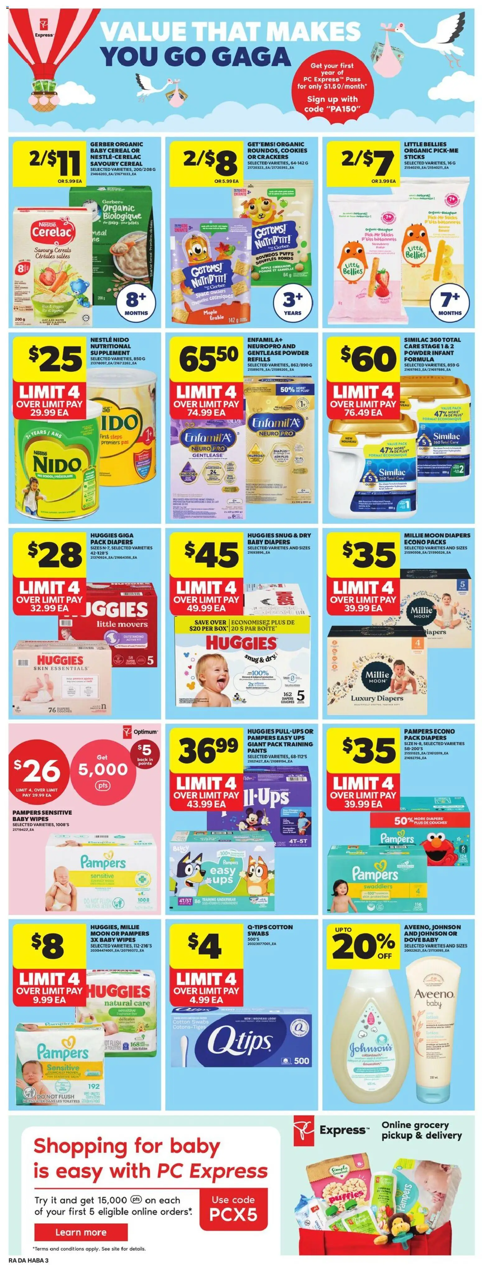 Atlantic Superstore flyer valid from Jul 16, 2026 | Page: 22 | Products: Cereals, Cookies, Powder, Pants