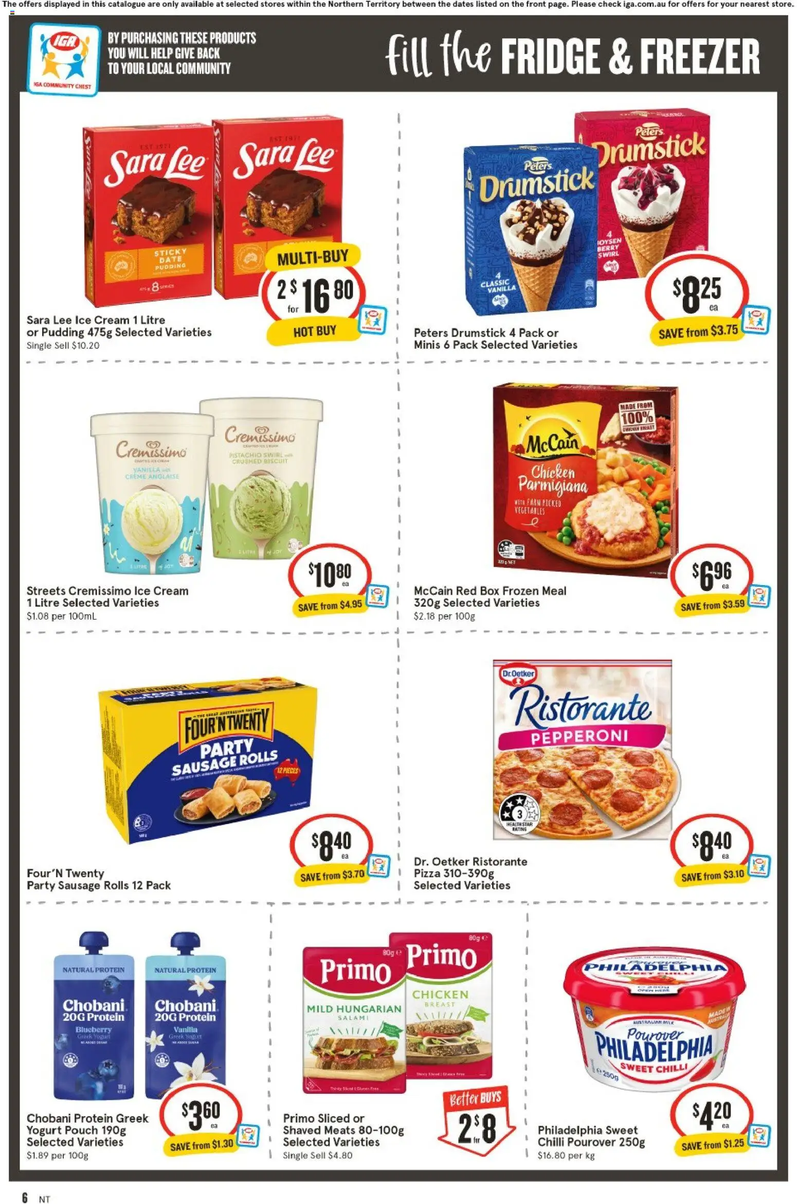 IGA catalogue - valid from 05/08/2026 | Page: 7 | Products: Cream, Ice cream, Sausage, Chilli