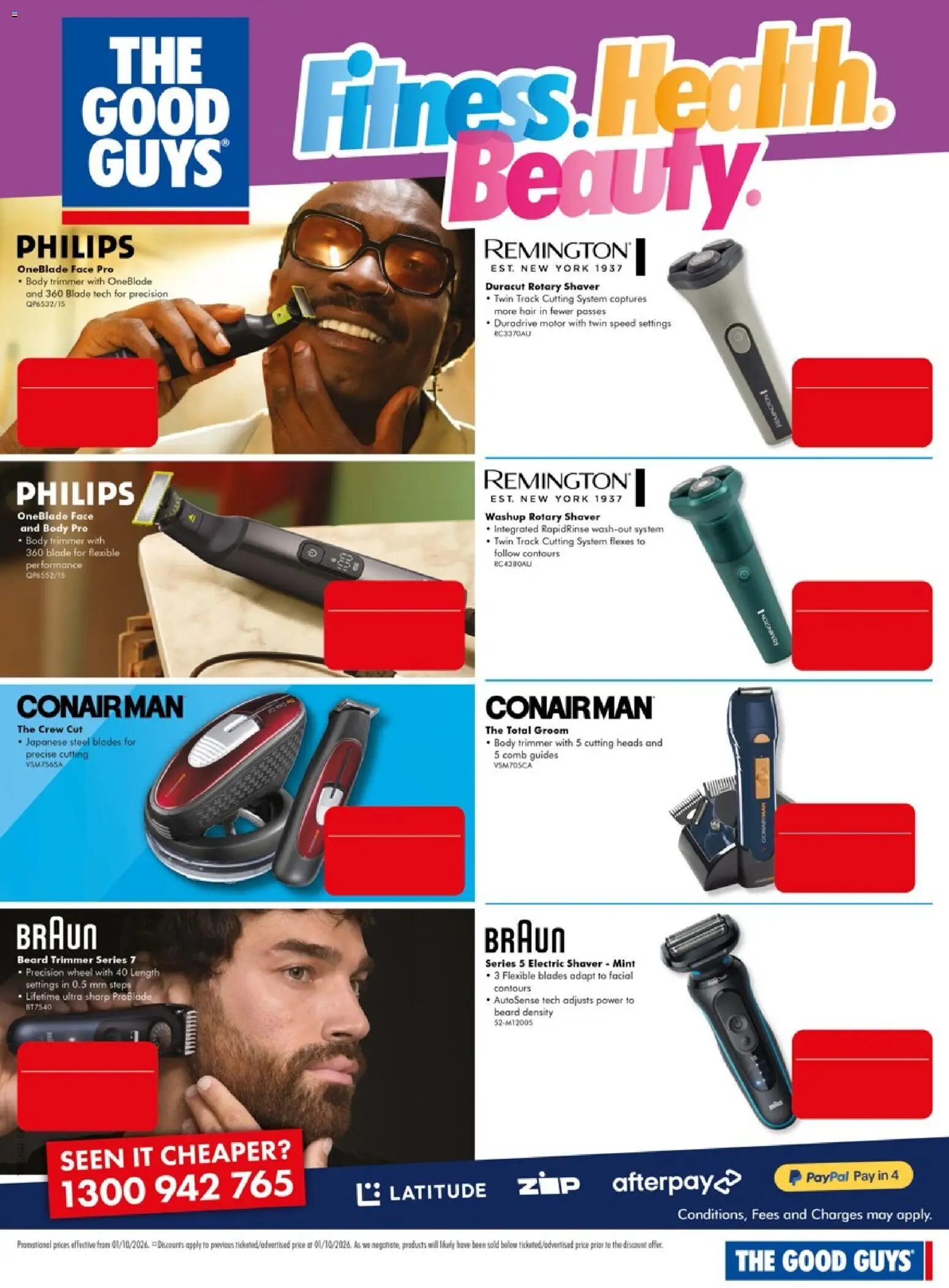 The Good Guys catalogue - valid from 01/10/2026 | Page: 9 | Products: Electric shaver