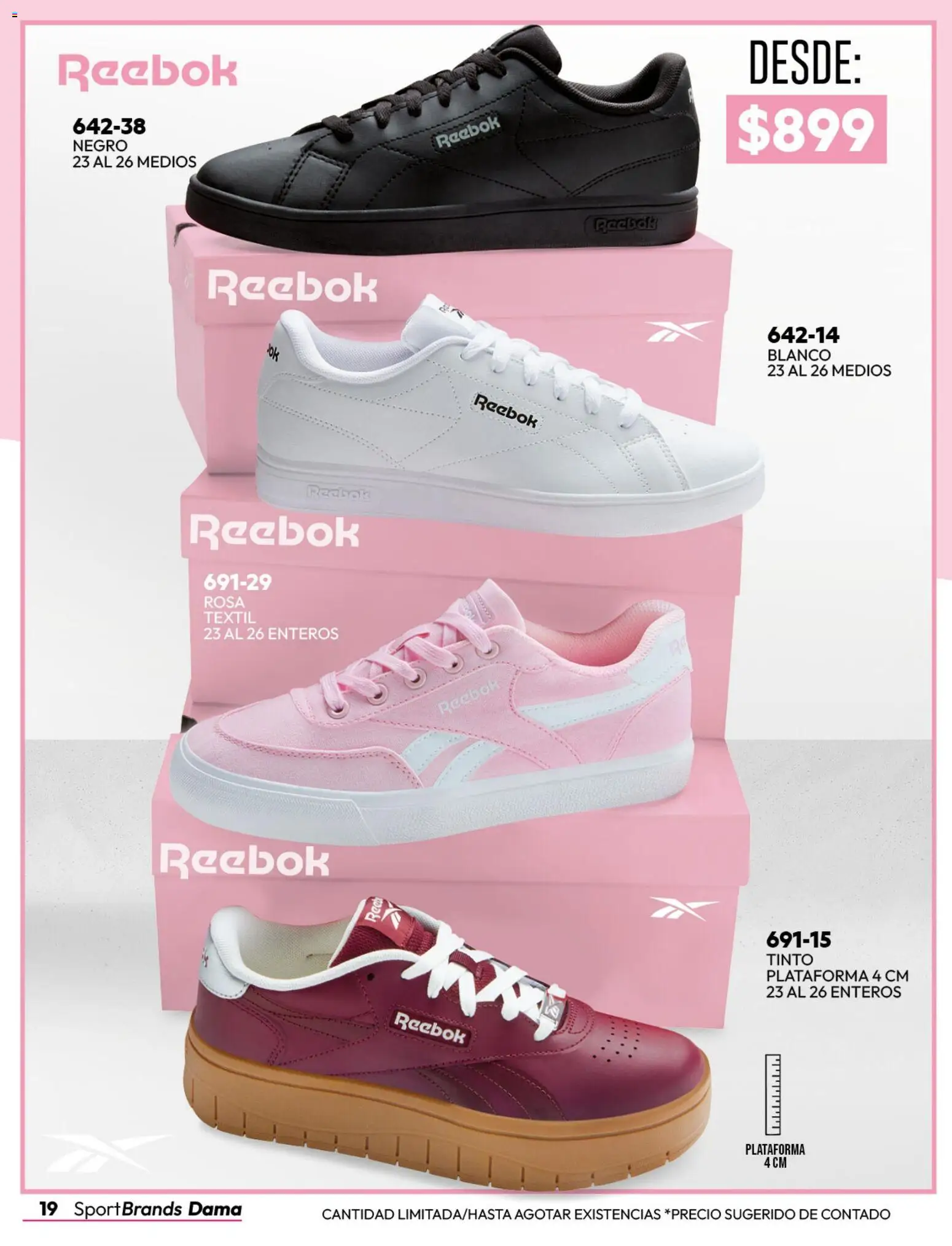 Nuevas ofertas de Cklass válidas en toda la República Mexicana desde el 08/07/2026. ¡Encuentra las mejores ofertas en Cklass catálogo Sportbrands dama! | Página: 20