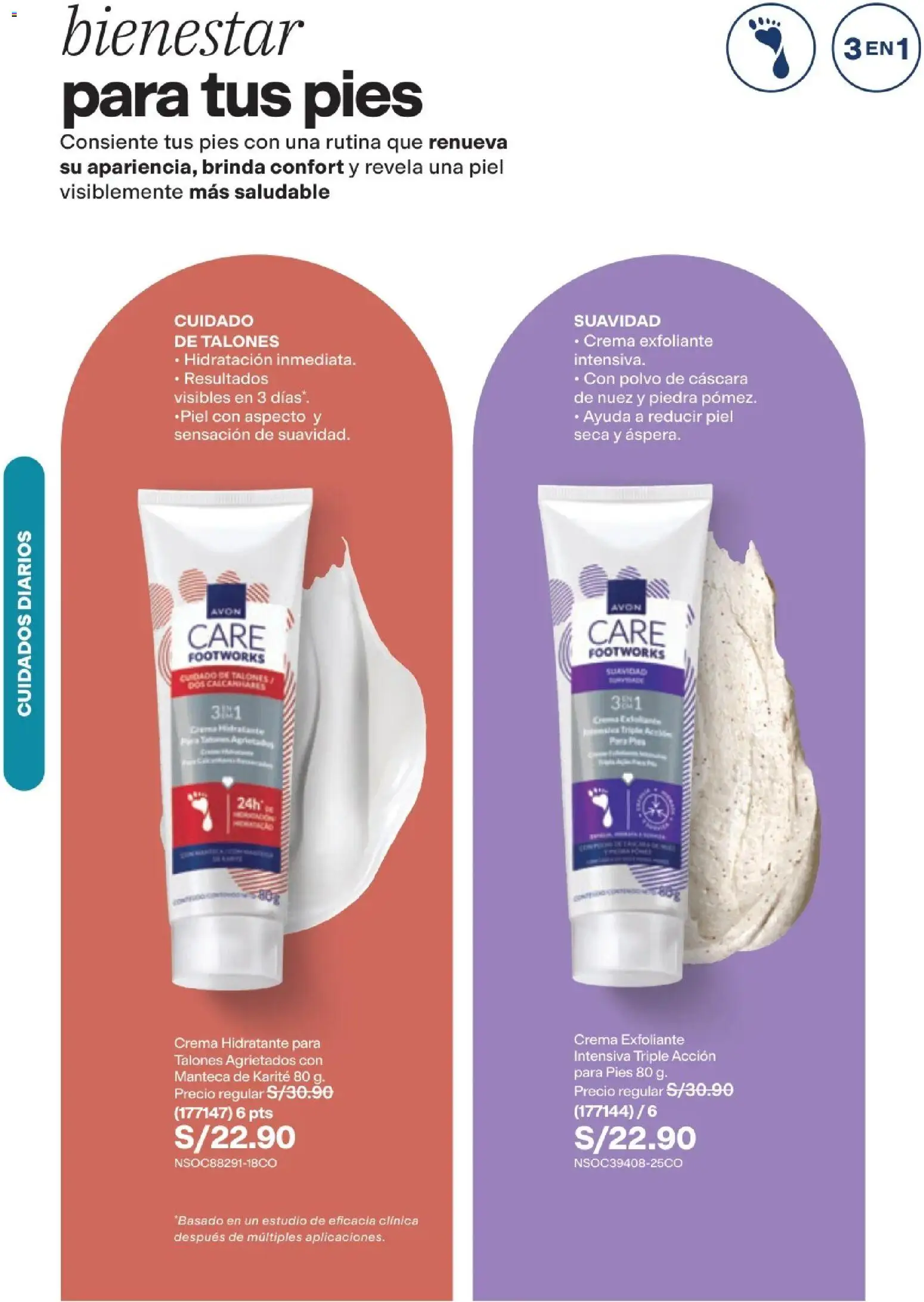 Catálogo Avon válido desde 15/09/2026 | Página: 139 | Productos: Exfoliante, Crema, Manteca de karité, Polvo