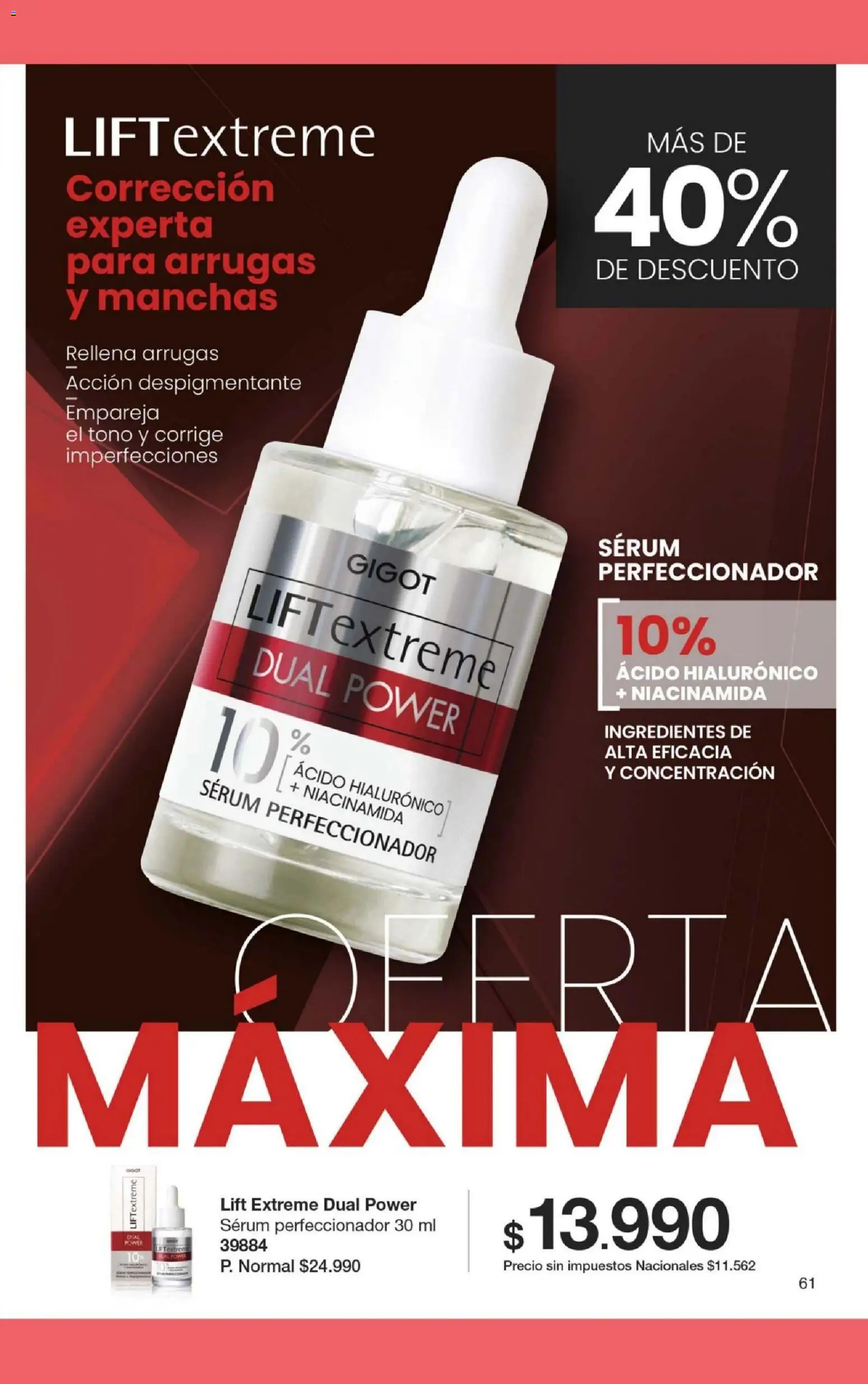 Gigot catálogo 11 │ válido desde el 01/07/2026 | Página: 67 | Productos: Serum, Perfeccionador