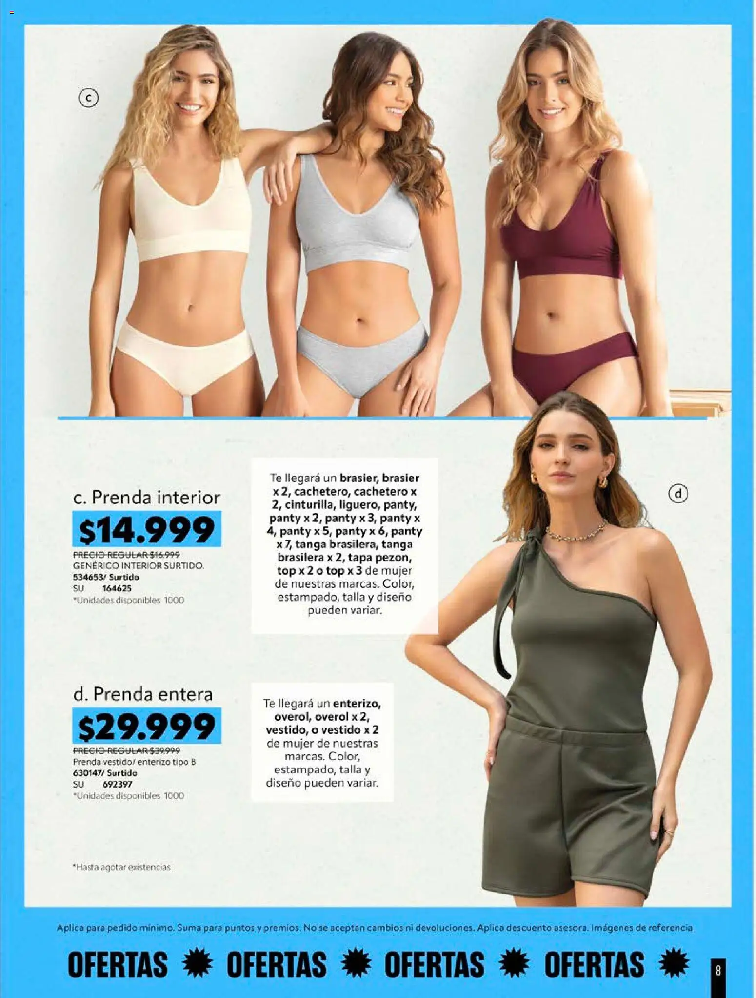 Pacifika revista - valida desde el 18/09/2026 | Página: 202 | Productos: Brasier, Top, Vestido, Overol
