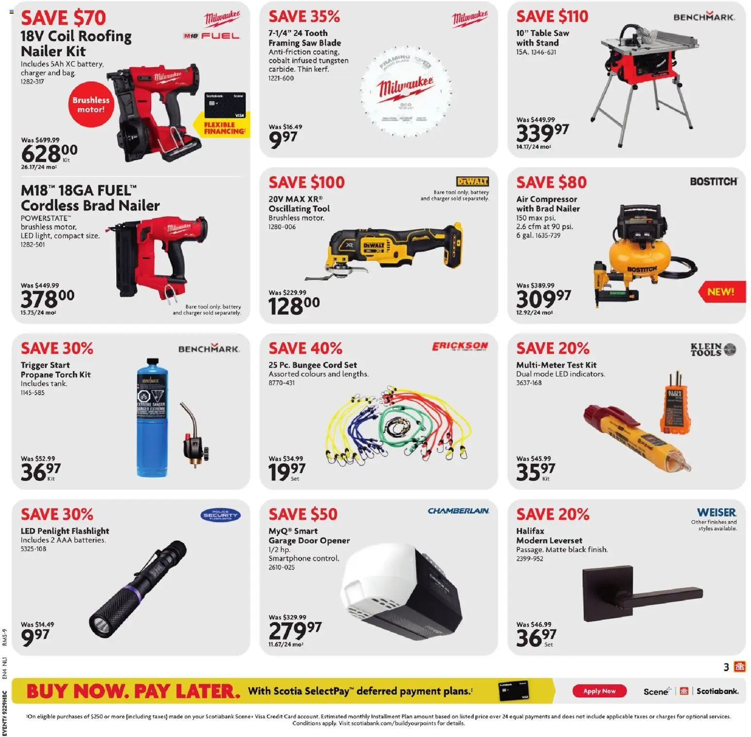 Home Hardware flyer valid from Jul 16, 2026 | Page: 4 | Products: Smartphone, Table, Battery