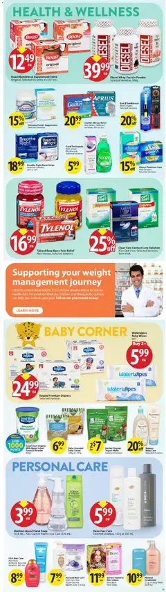 Preview of Save on foods weekly flyer / circulaire from shop Save on foods valid from Jul 2, 2026 | Page: 25 | Products: Powder, Soap, Toothpaste, Yogurt
