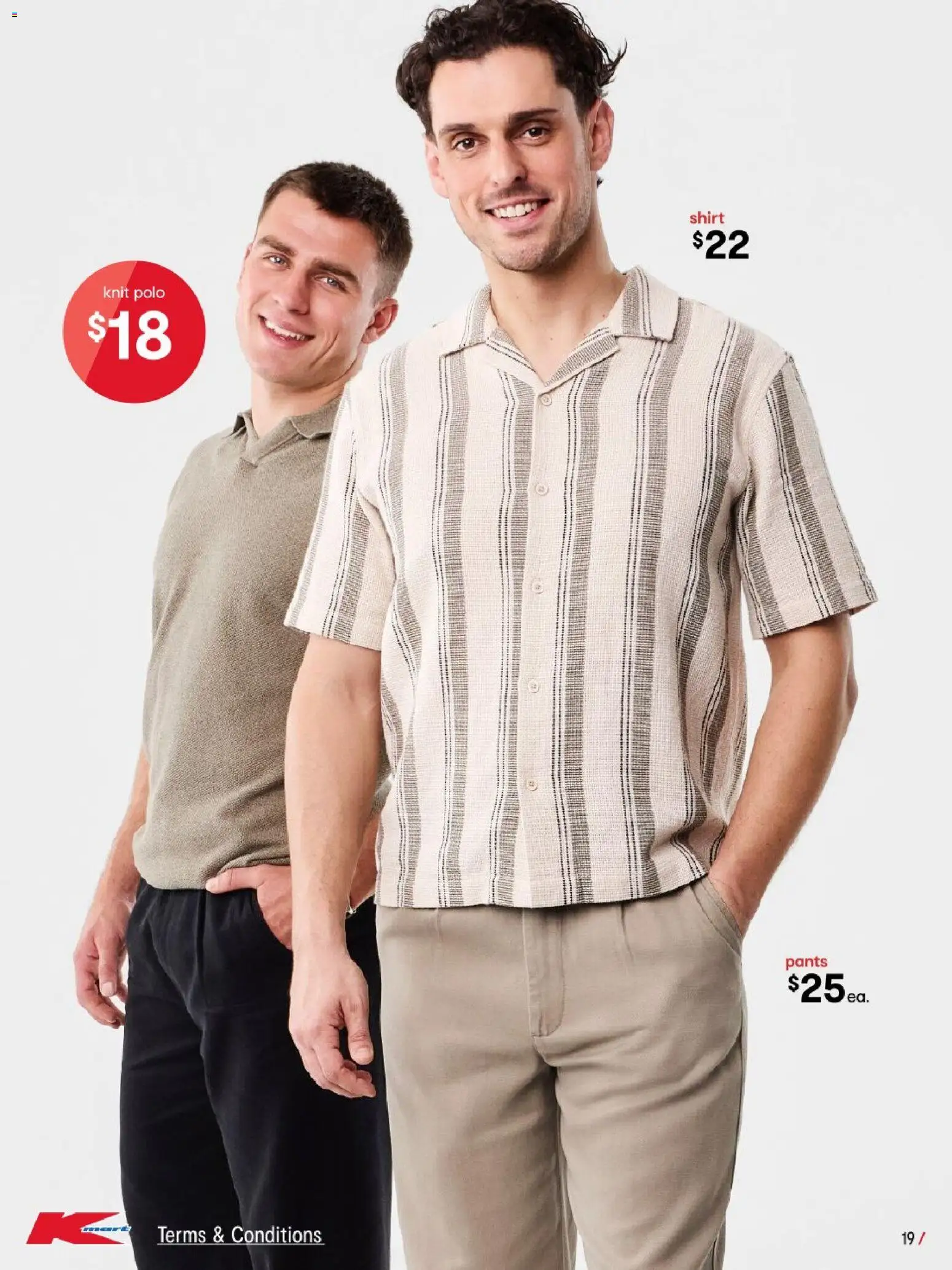 Kmart catalogue - valid from 01/10/2026 | Page: 19 | Products: Shirt, Pants