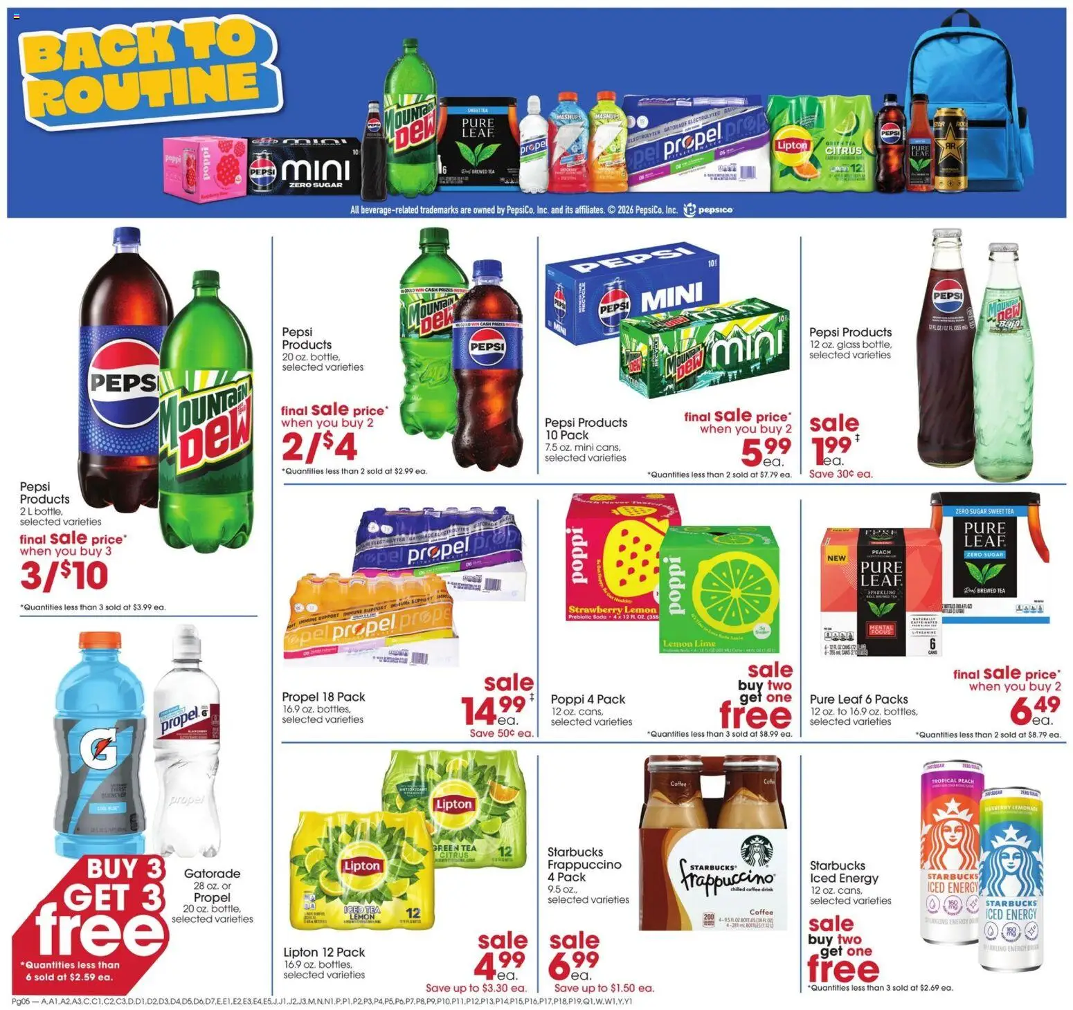 Giant Eagle Weekly Ad - valid from 08/06/2026 | Page: 5 | Products: Green Tea, Lemon, Peach, Lime