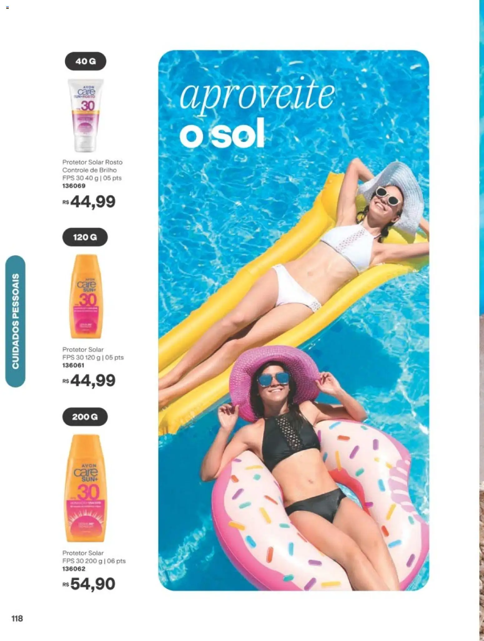 Avon Folheto - válido de 19/07/2026 | Página: 118 | Produtos: Protetor solar