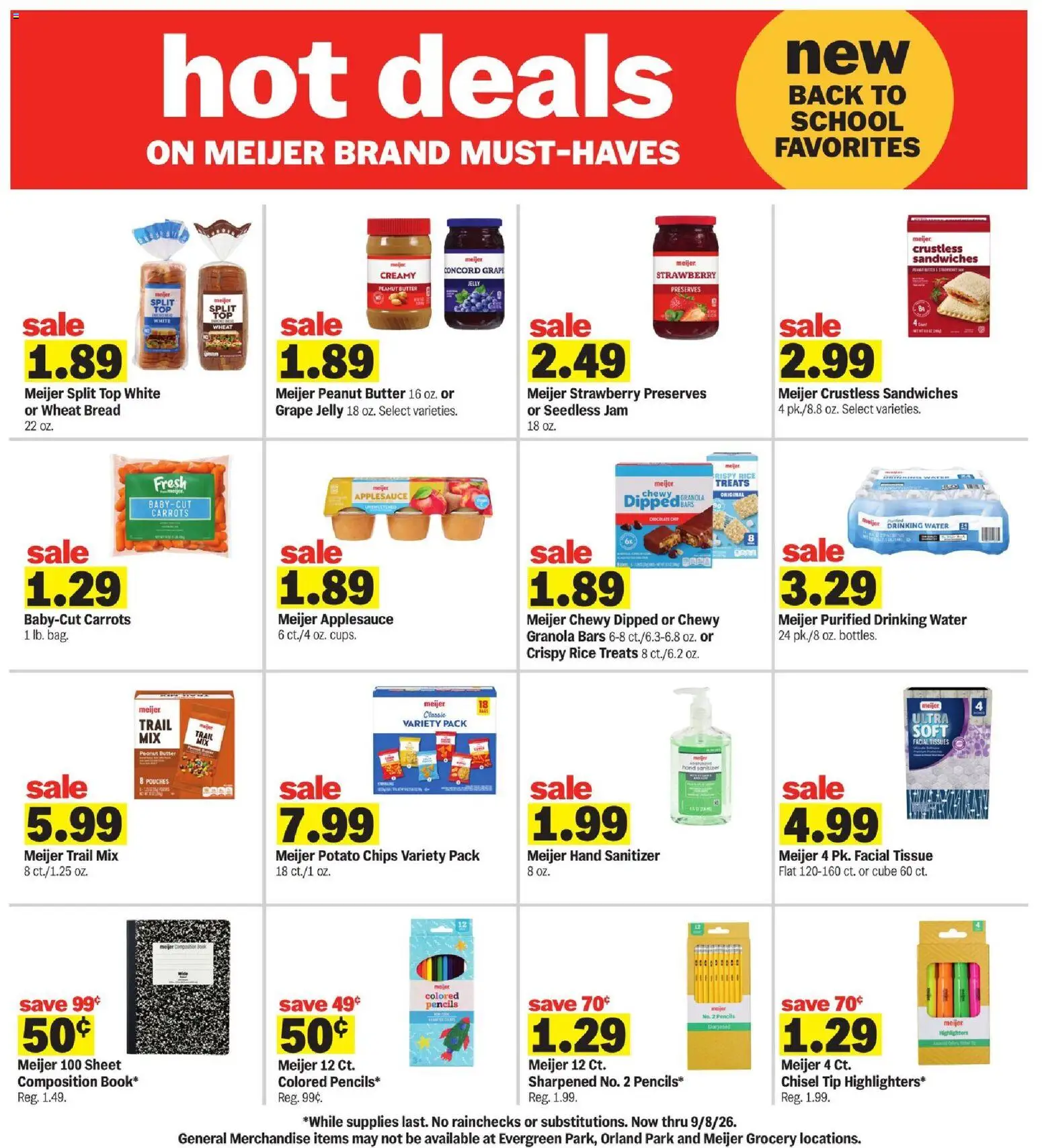Meijer Weekly Ad - valid from 07/22/2026 | Page: 18 | Products: Chisel, Chips, Water, Sheet