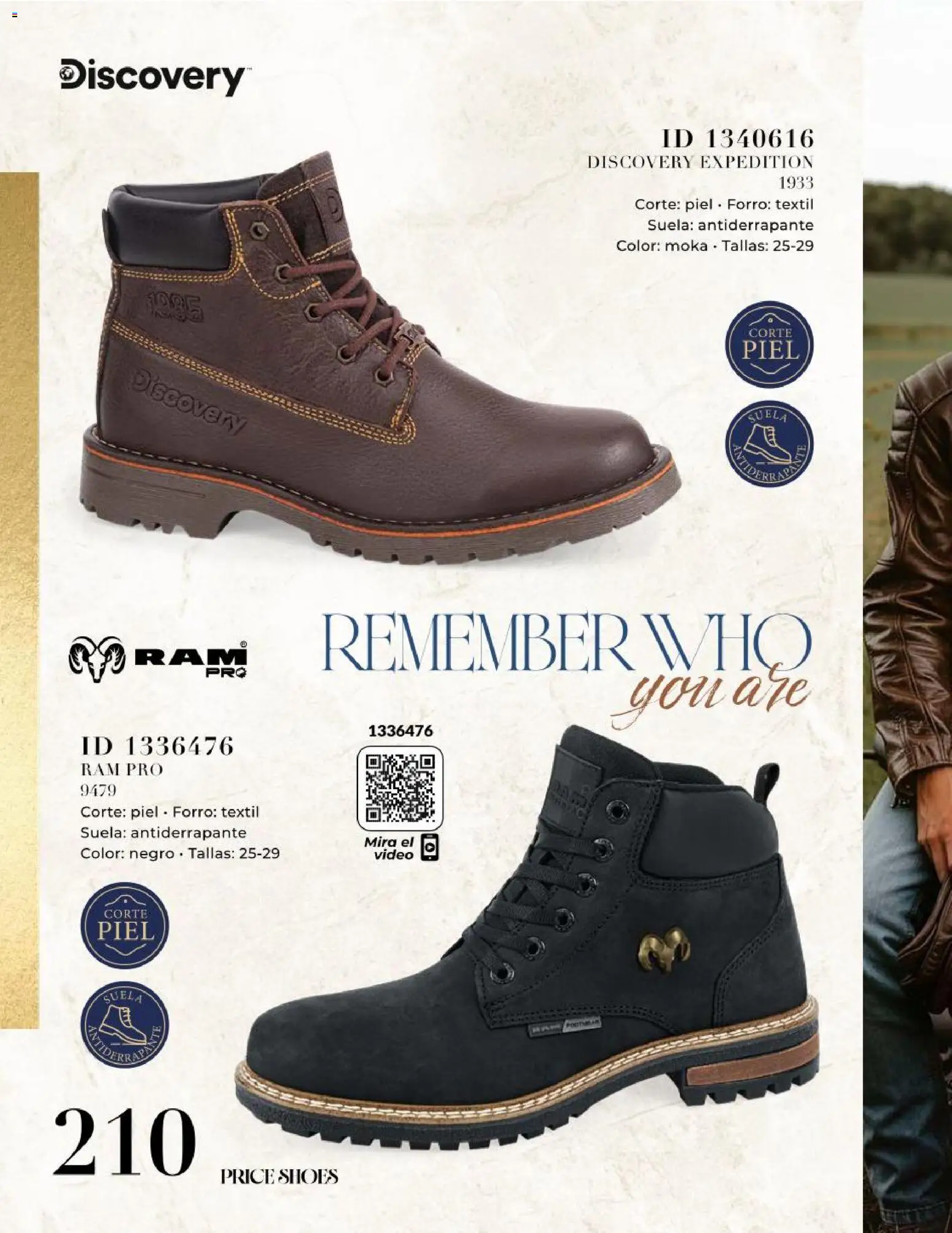 Nuevas ofertas de Price Shoes válidas en toda la República Mexicana desde el 14.05.2026. ¡Encuentra las mejores ofertas en Price Shoes catálogo Caballeros! | Página: 210 | Productos: Video