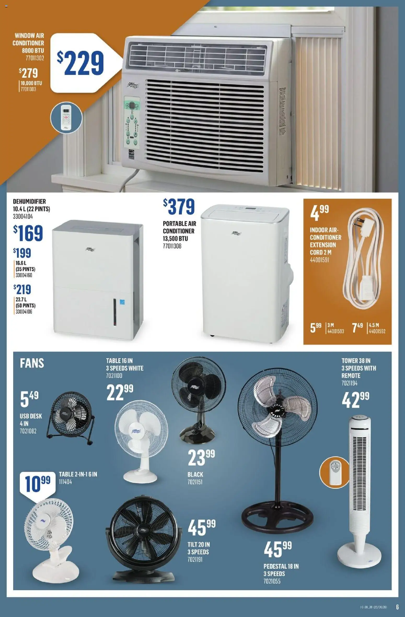 Canac flyer valid from Jun 25, 2026 | Page: 6 | Products: Conditioner, Table