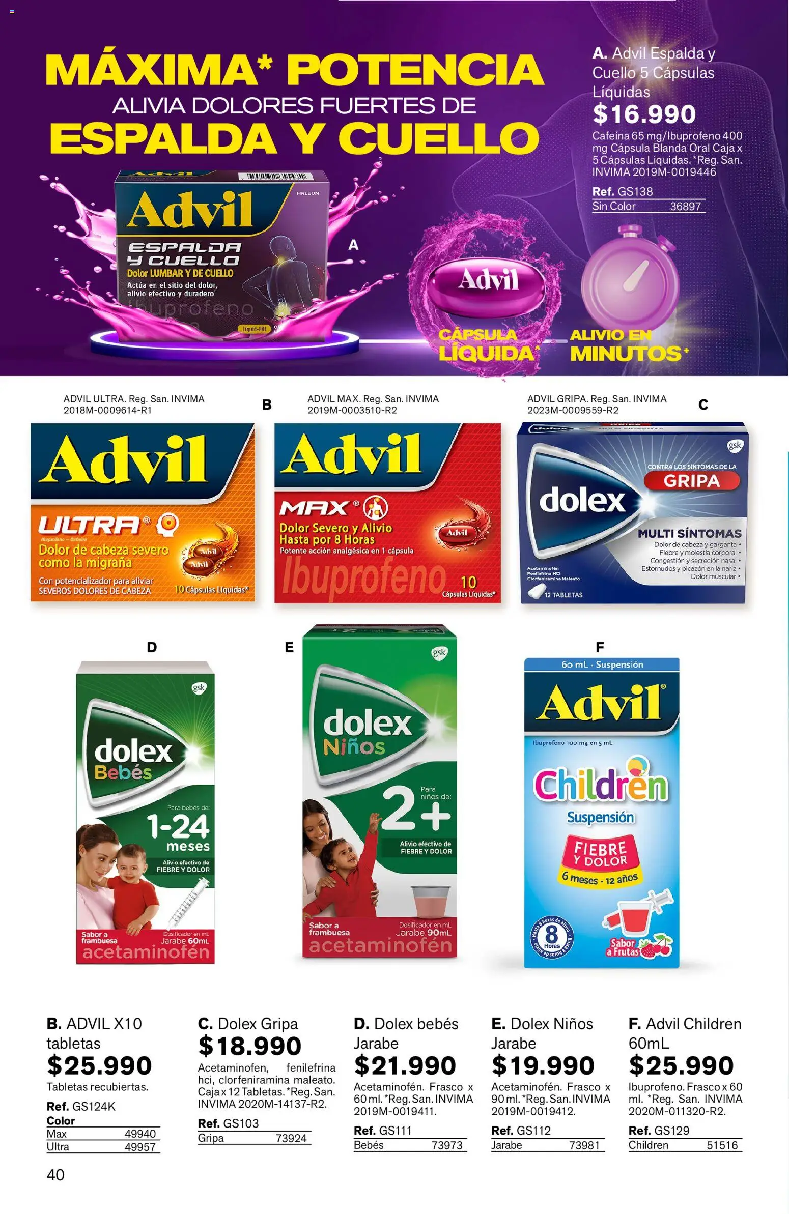 Leonisa revista - valida desde el 15.05.2026 | Página: 40 | Productos: Frasco, Caja, Cuello