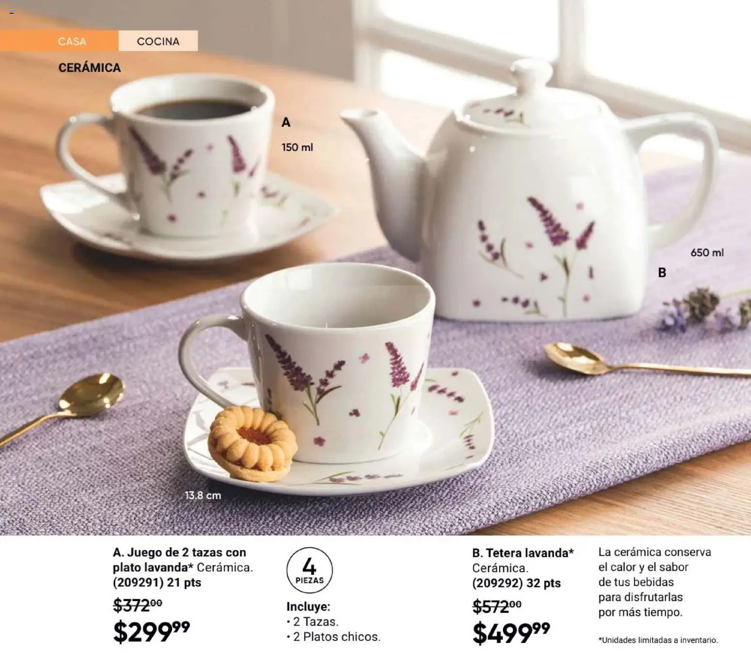 Nuevas ofertas de AVON válidas en toda la República Mexicana desde el 31/07/2026. ¡Encuentra las mejores ofertas en AVON Casa & Estilo 12 2026! | Página: 74 | Productos: Tetera, Juego, Cocina