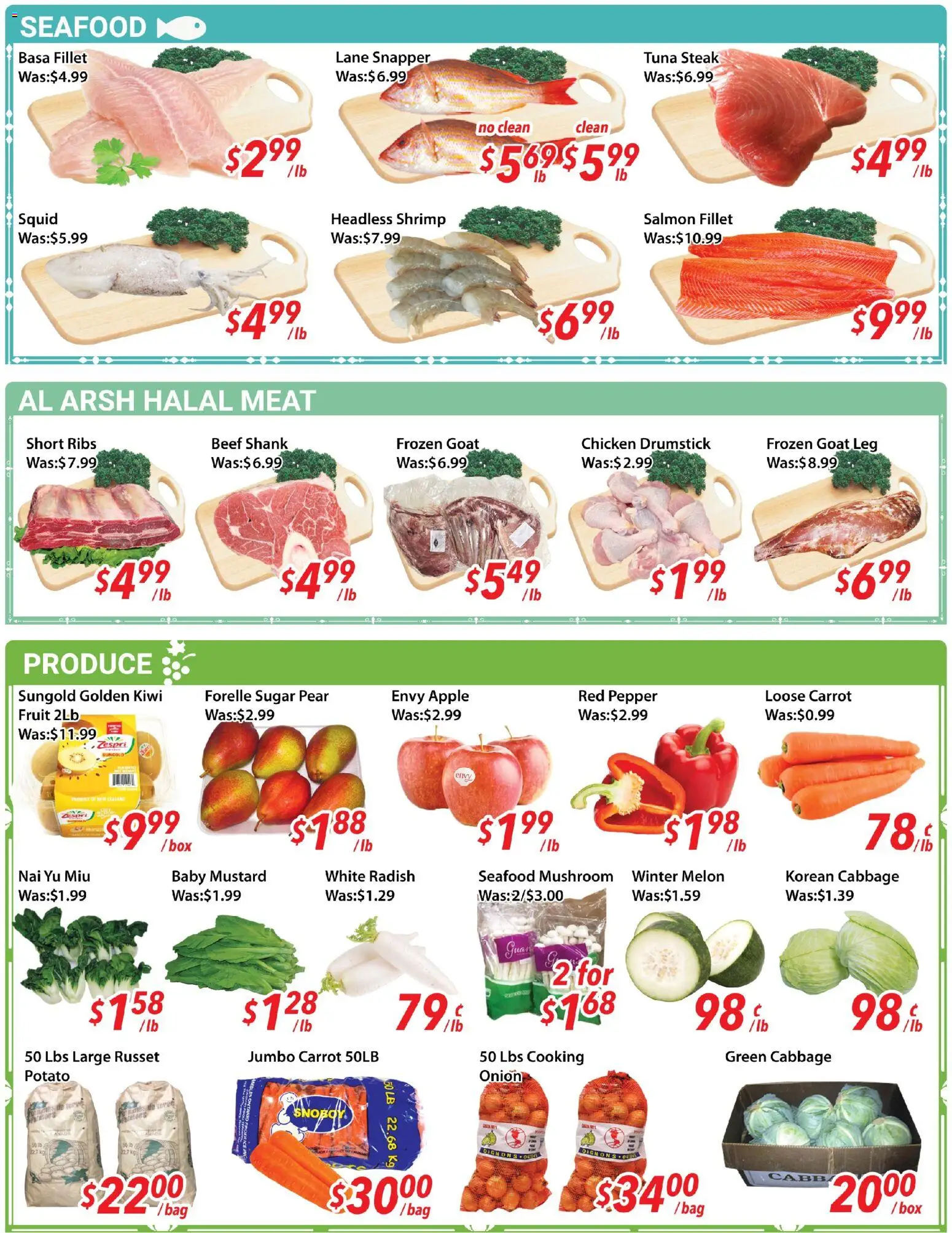 Ample Food Market flyer valid from Jul 10, 2026 | Page: 2 | Products: Kiwi, Carrot, Bag, Chicken