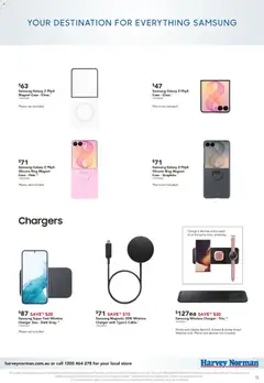 Preview of Harvey Norman Samsung Pre-Order 2026’ - valid from 28/07/2026 | Page: 13 | Products: Charger, Accessories, Phone, Wireless charger