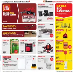 Preview of Home Hardware weekly flyer / circulaire from shop Home Hardware valid from Aug 13, 2026