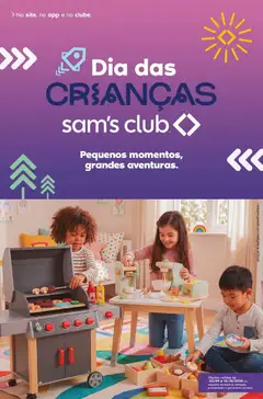 Sam's Club ofertas Dia das Crianças - Pré-Visualização do folheto da loja Sam's Club, válido de 22/09/2026