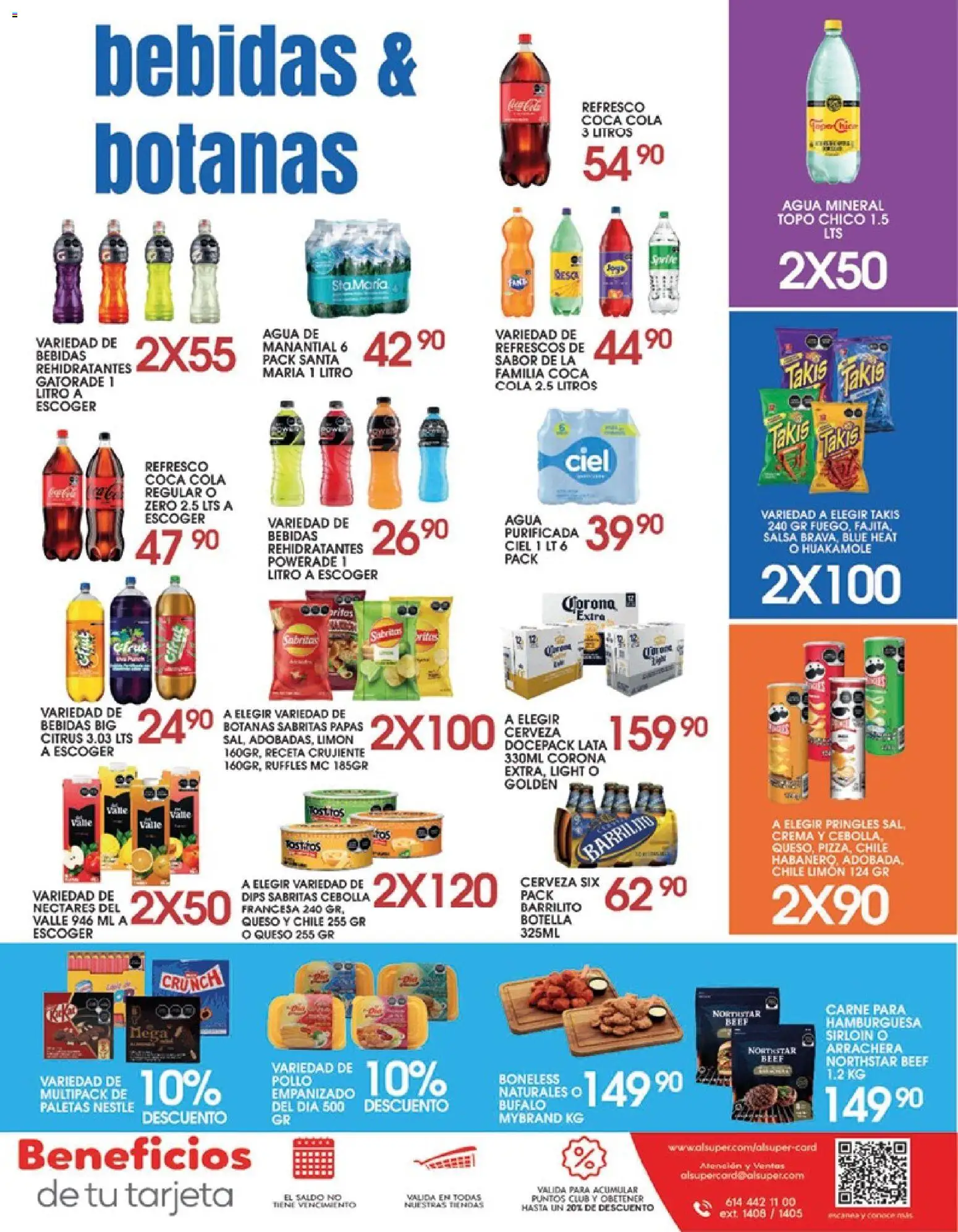 Nuevas ofertas de Alsuper válidas en toda la República Mexicana desde el 26.05.2026. ¡Encuentra las mejores ofertas en Alsuper folleto Torreon! | Página: 7 | Productos: Cebolla, Agua, Queso, Botella